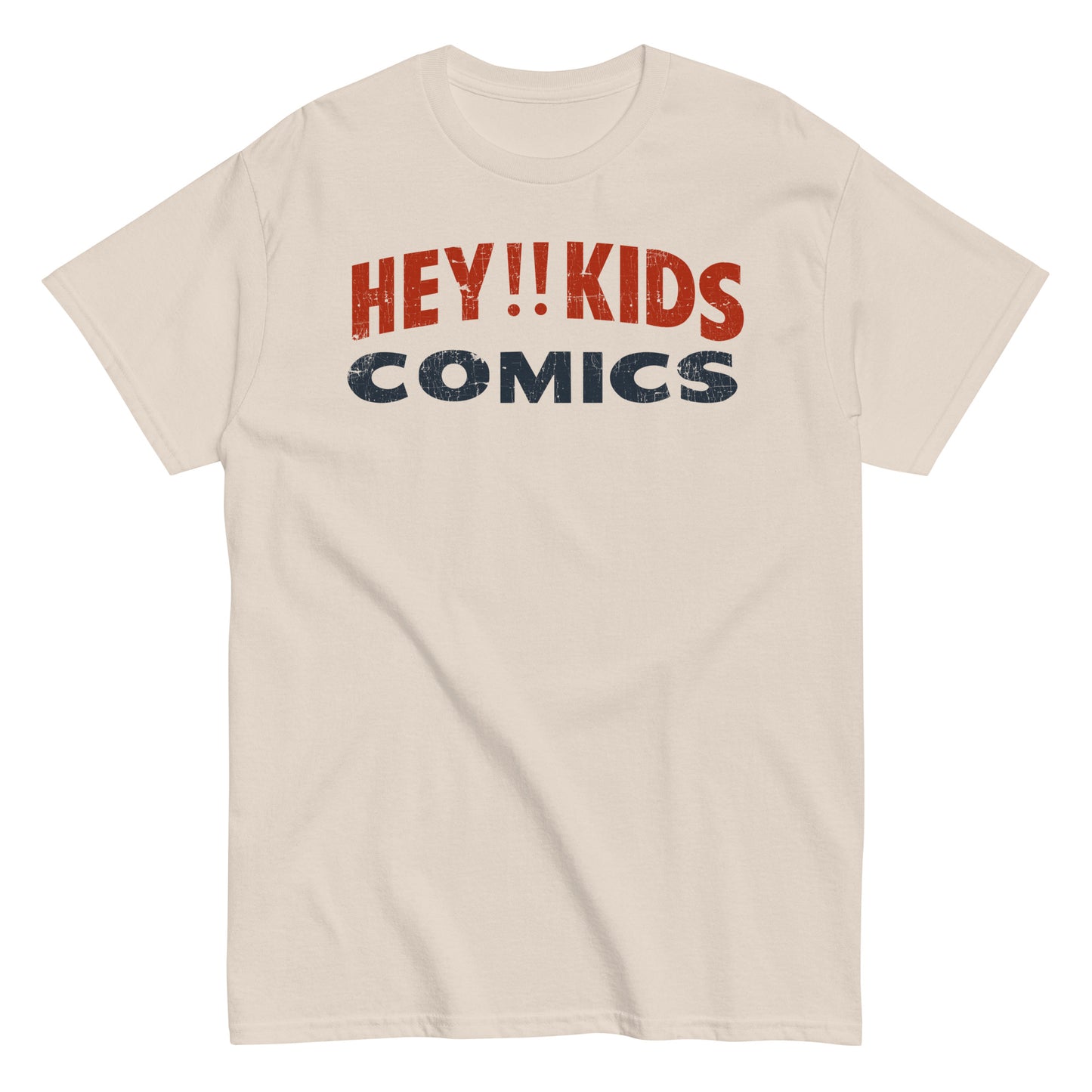 HEY !! KIDS COMICS Vintage Spinner Rack Topper Distressed Unisex Classic T-Shirt