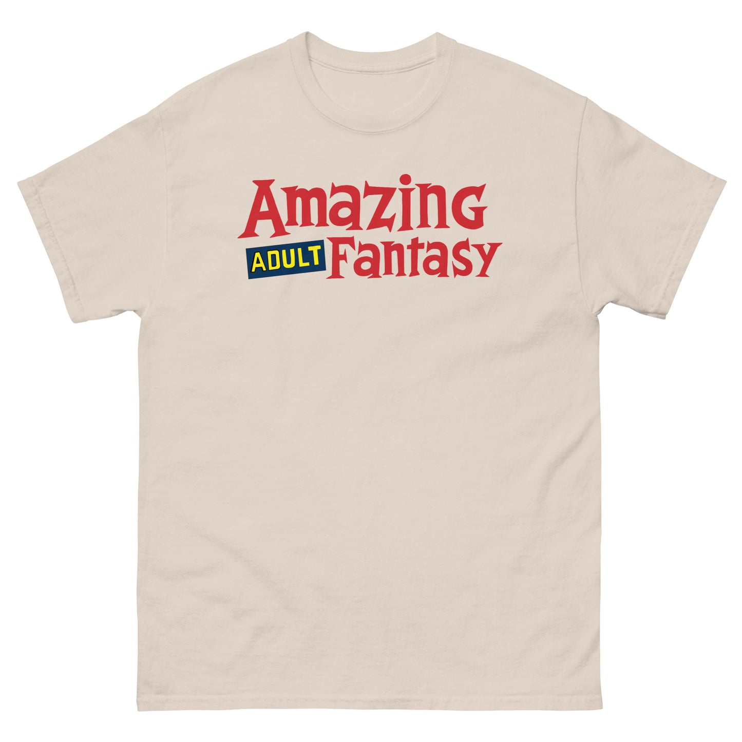 Amazing ADULT Fantasy Comic History Logo Unisex Classic Tee