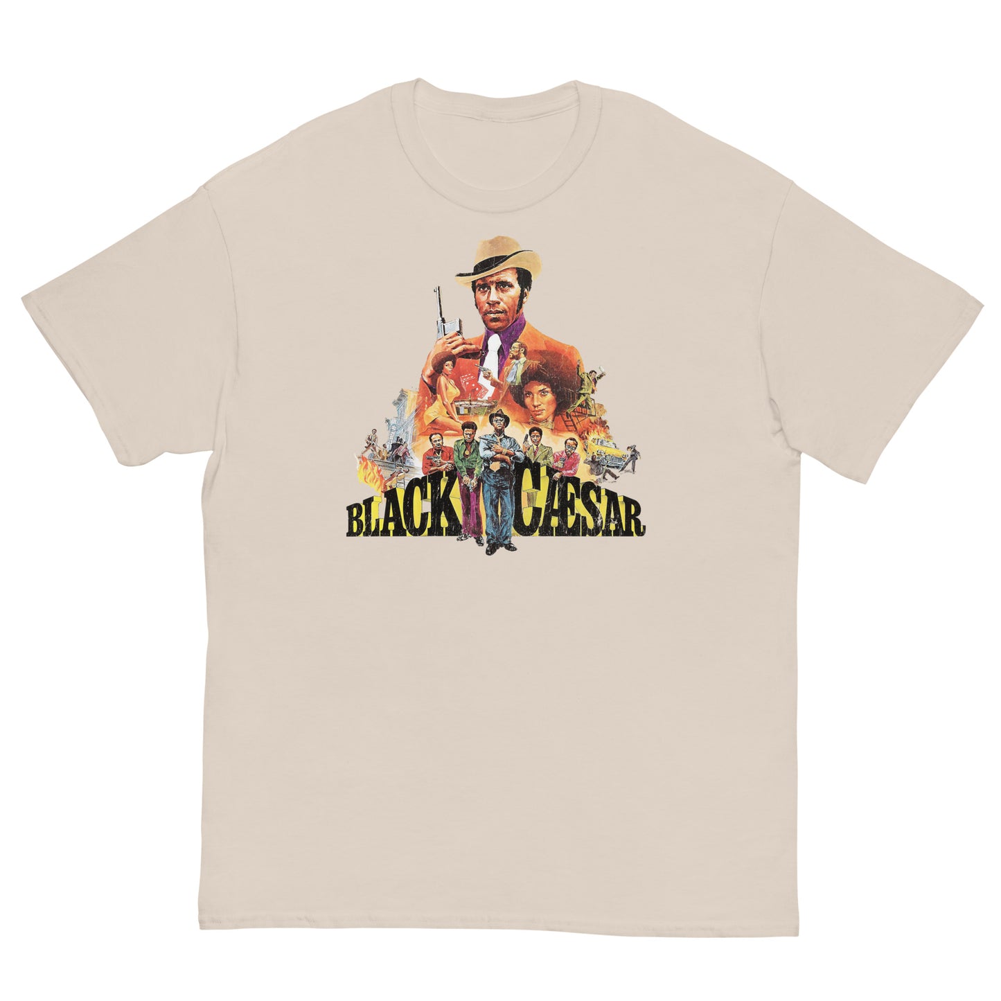 Black Caesar Vintage Distressed Unisex Classic Tee