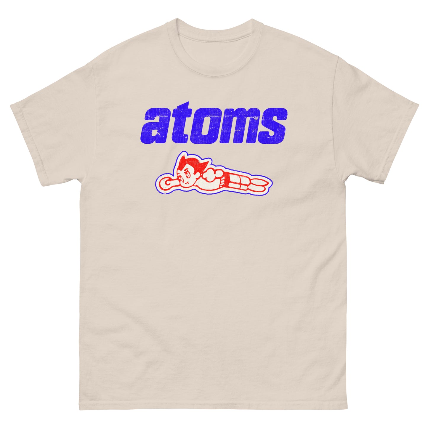 Sankei Atoms サンケイアトムズ Distressed Baseball Logo (Red, White and Blue) Classic Tee