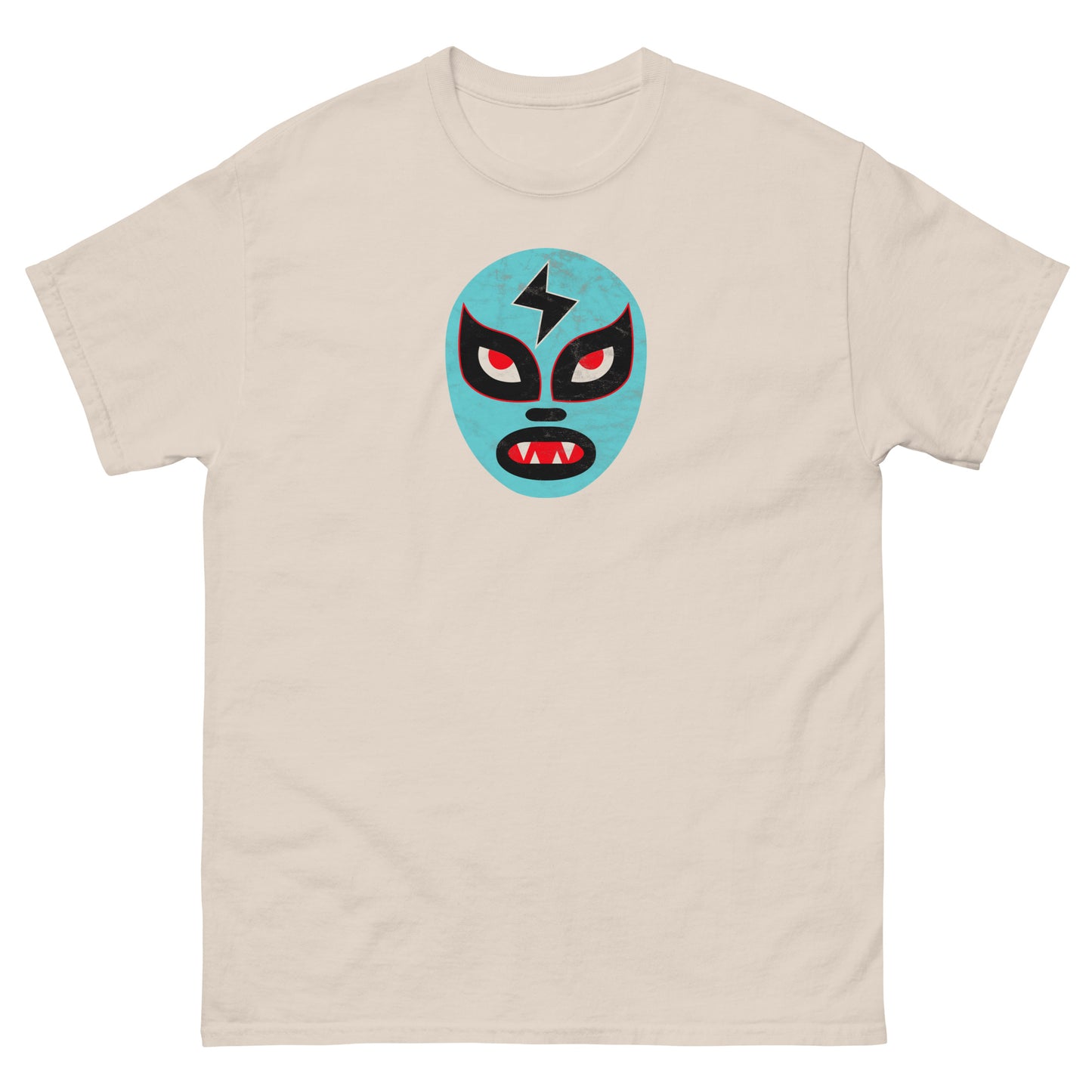 Lucha Libre Mask | As Worn by Noodle ヌードル Distressed Classic T-Shirt