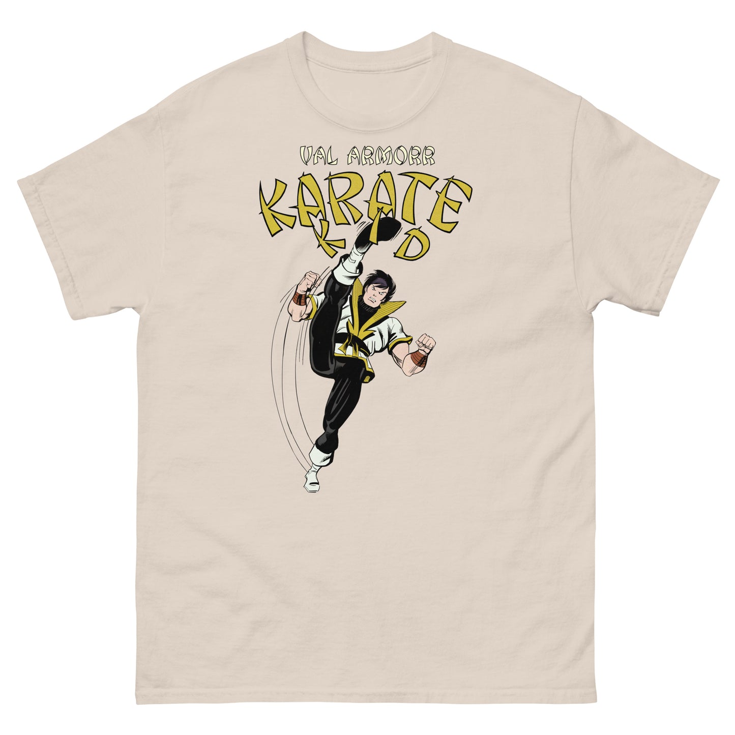 Val Armorr Retro Comic Book Martial Arts Hero Unisex Classic Tee