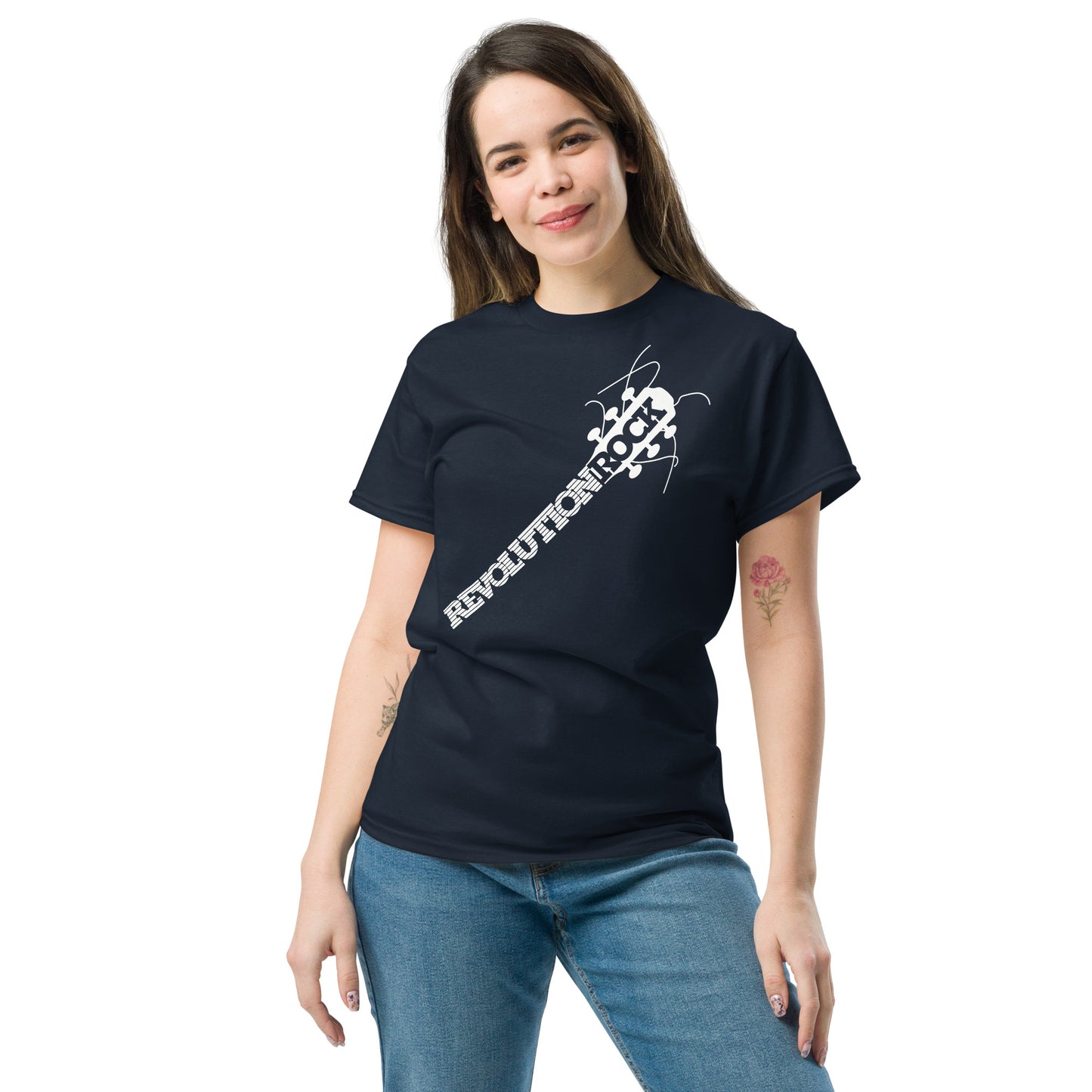 REVOLUTION ROCK Guitar Neck Graphic | As Worn by Joan Jett Classic Rockstar Unisex T-Shirt