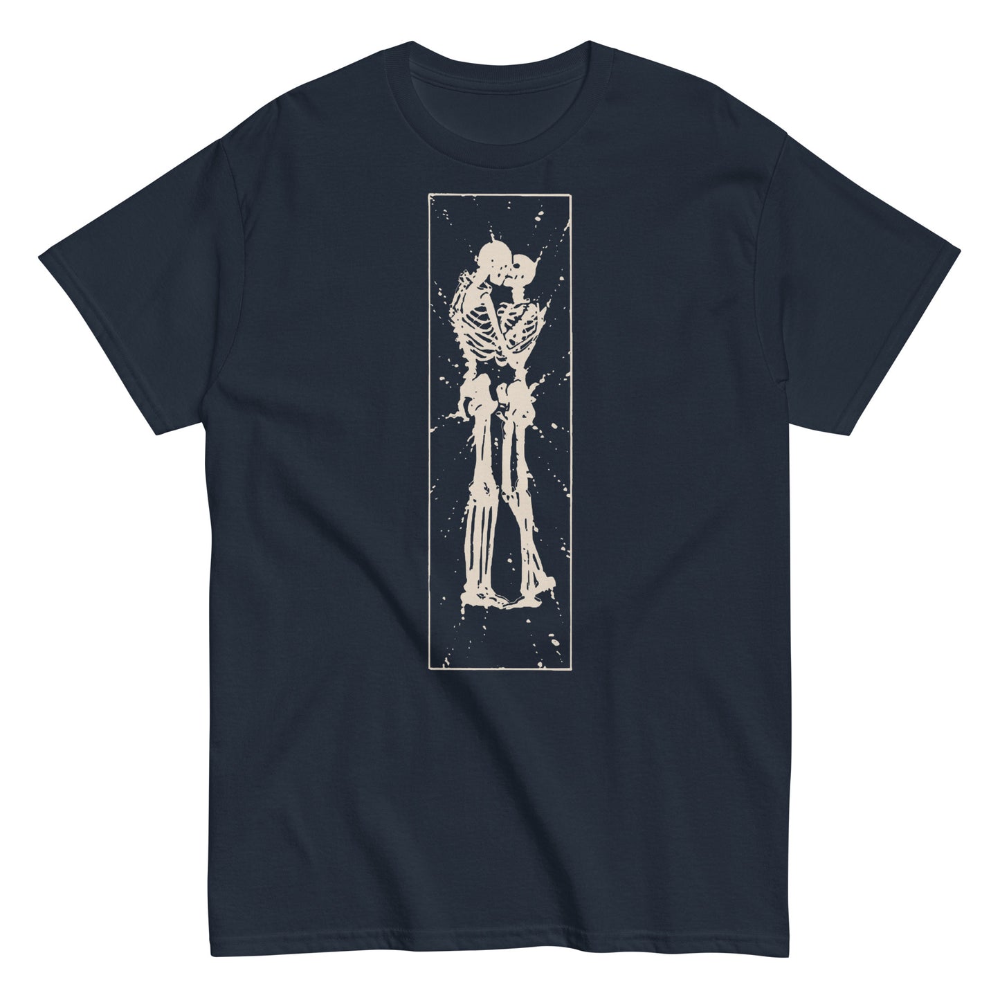 Watchmen-Inspired Skeletons Nuclear Kiss (Bone White) Classic Tee