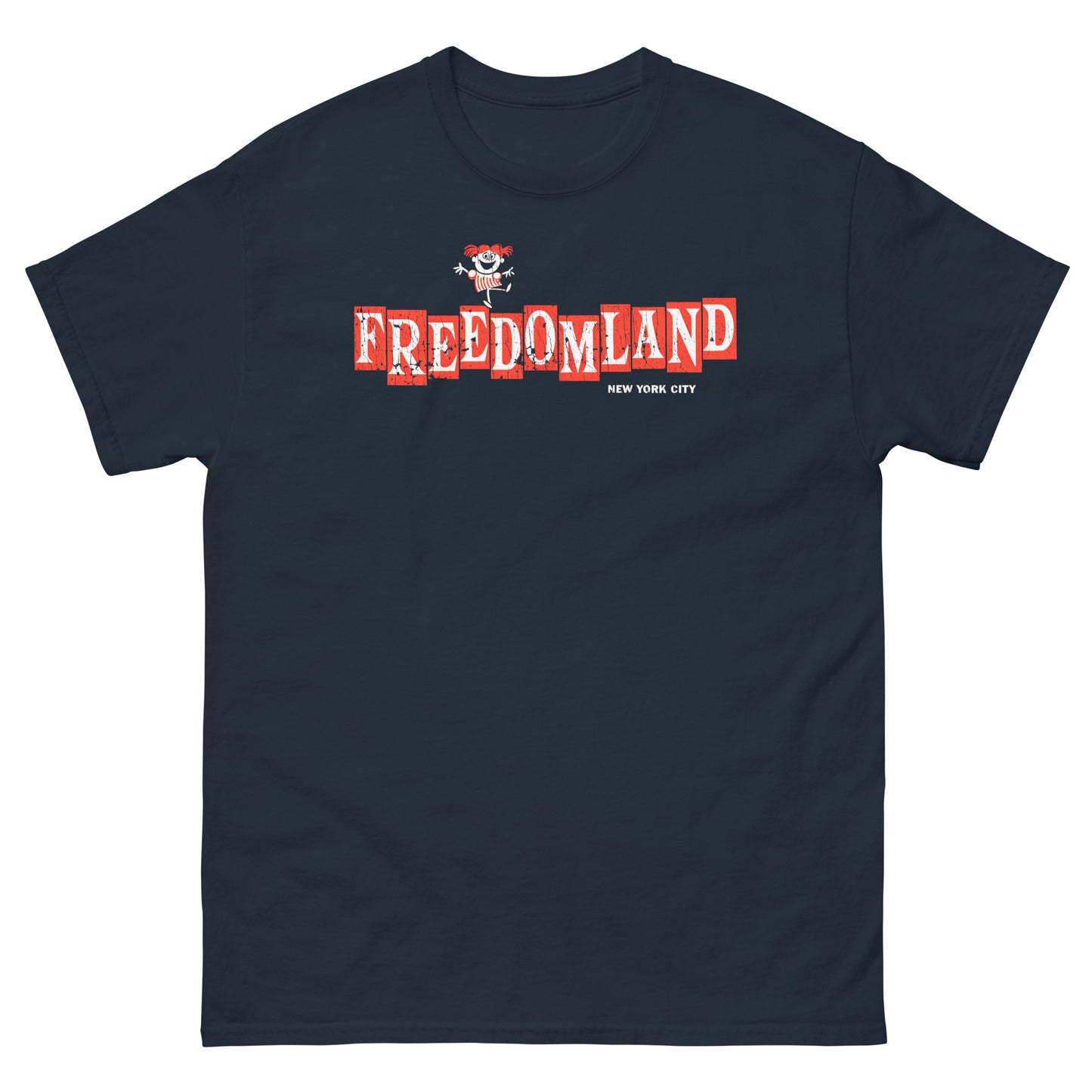 Freedomland, USA New York City Vintage Amusement Park Distressed Unisex Classic Tee