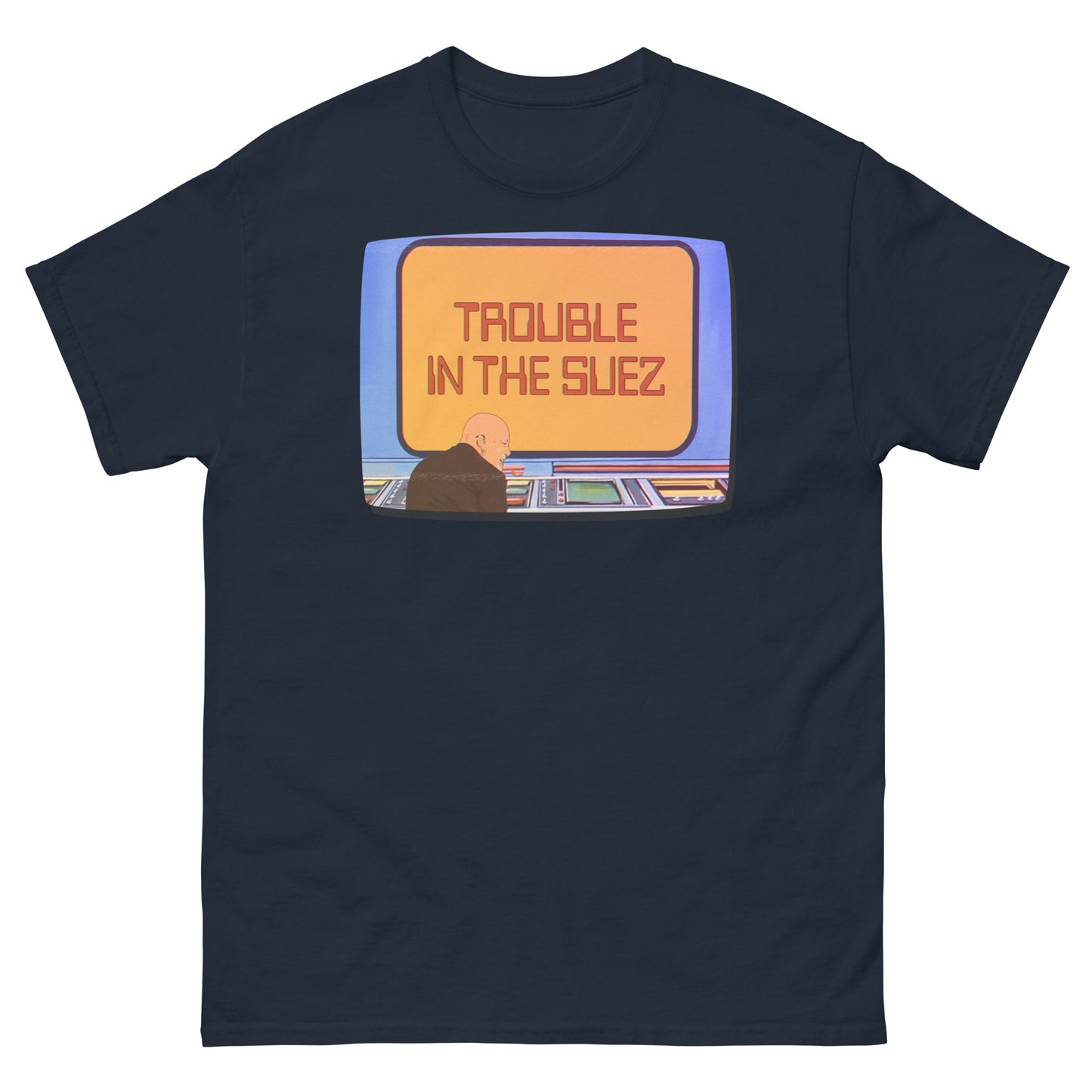 Trouble in the Suez Billy Joel Monitor Duty Parody Tee