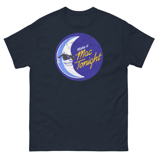 Moon Crooner Make it Tonight Mascot Distressed Unisex Classic Tee