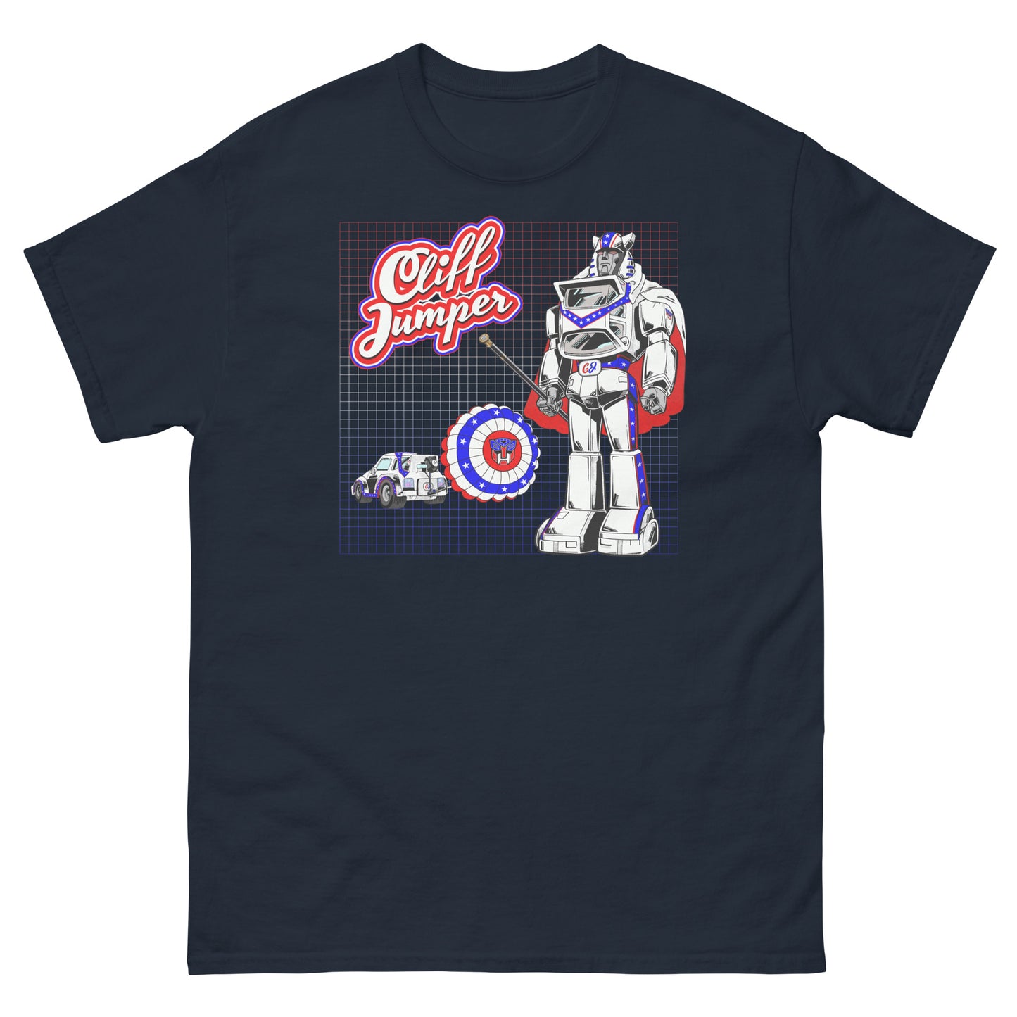 CLIFF JUMPER All-American Stunt Bot Unisex Classic Tee