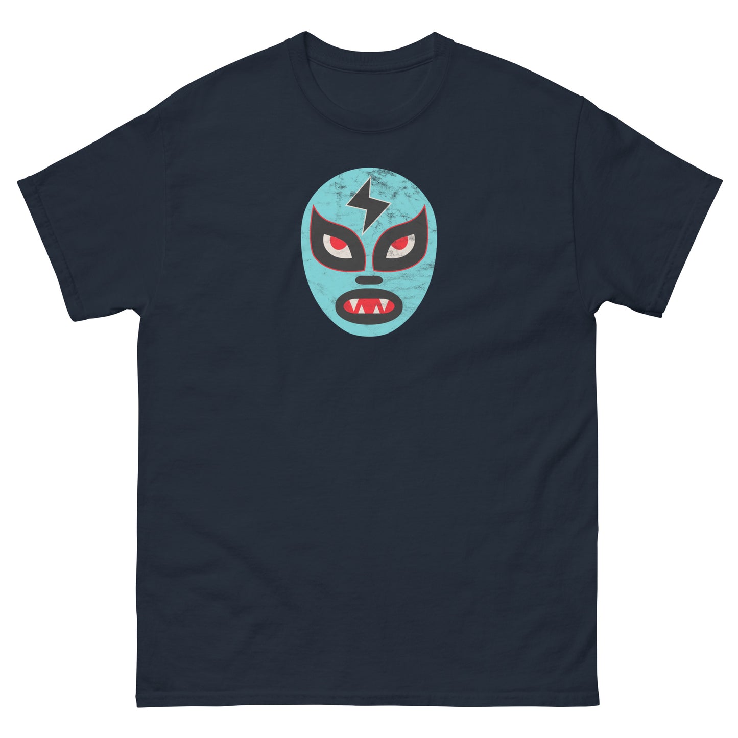 Lucha Libre Mask | As Worn by Noodle ヌードル Distressed Classic T-Shirt
