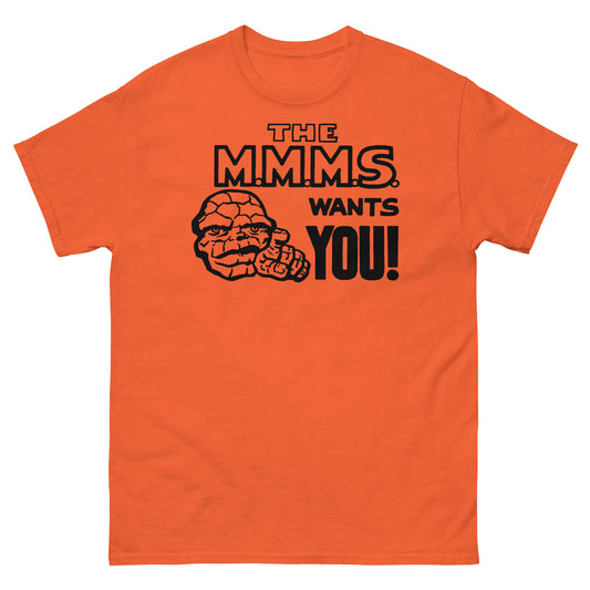 The M.M.M.S. Wants You! Vintage Fan Club Logo Unisex Classic Tee