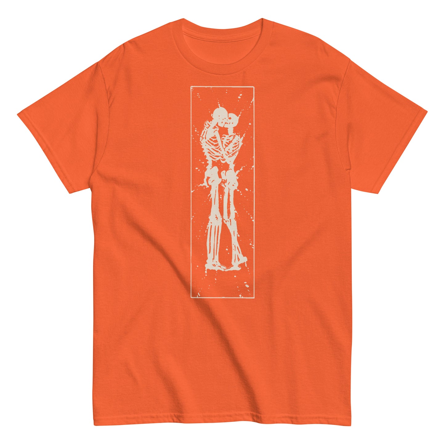 Watchmen-Inspired Skeletons Nuclear Kiss (Bone White) Classic Tee