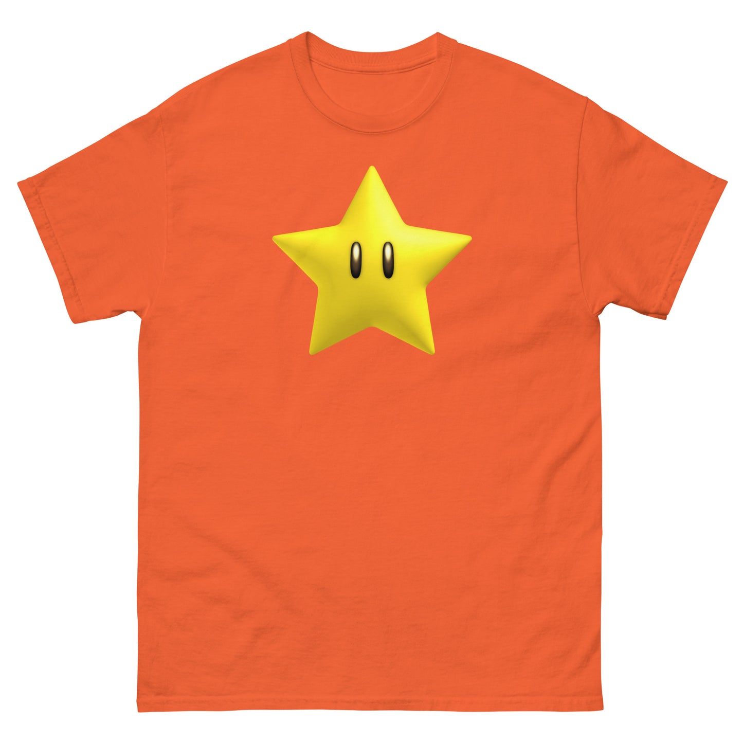 Video Game Yellow Power Star Unisex Classic Tee