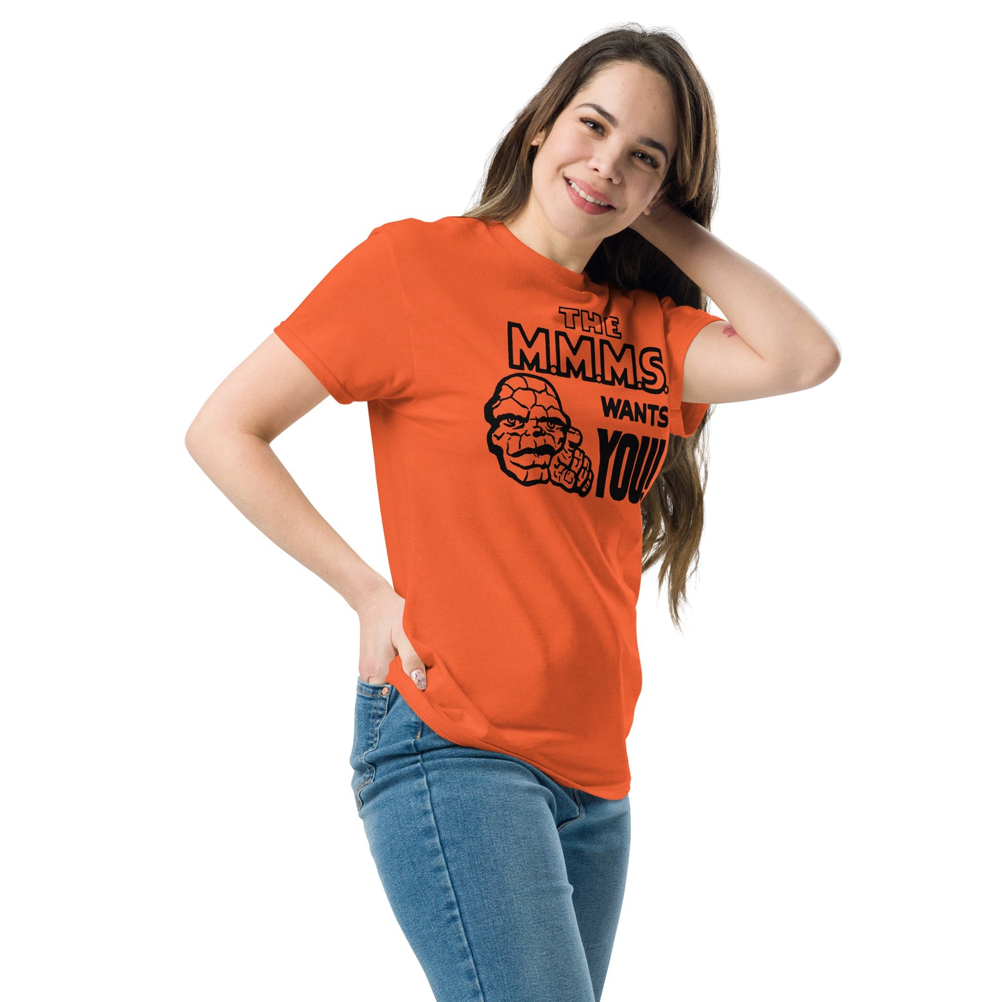 The M.M.M.S. Wants You! Vintage Fan Club Logo Unisex Classic Tee