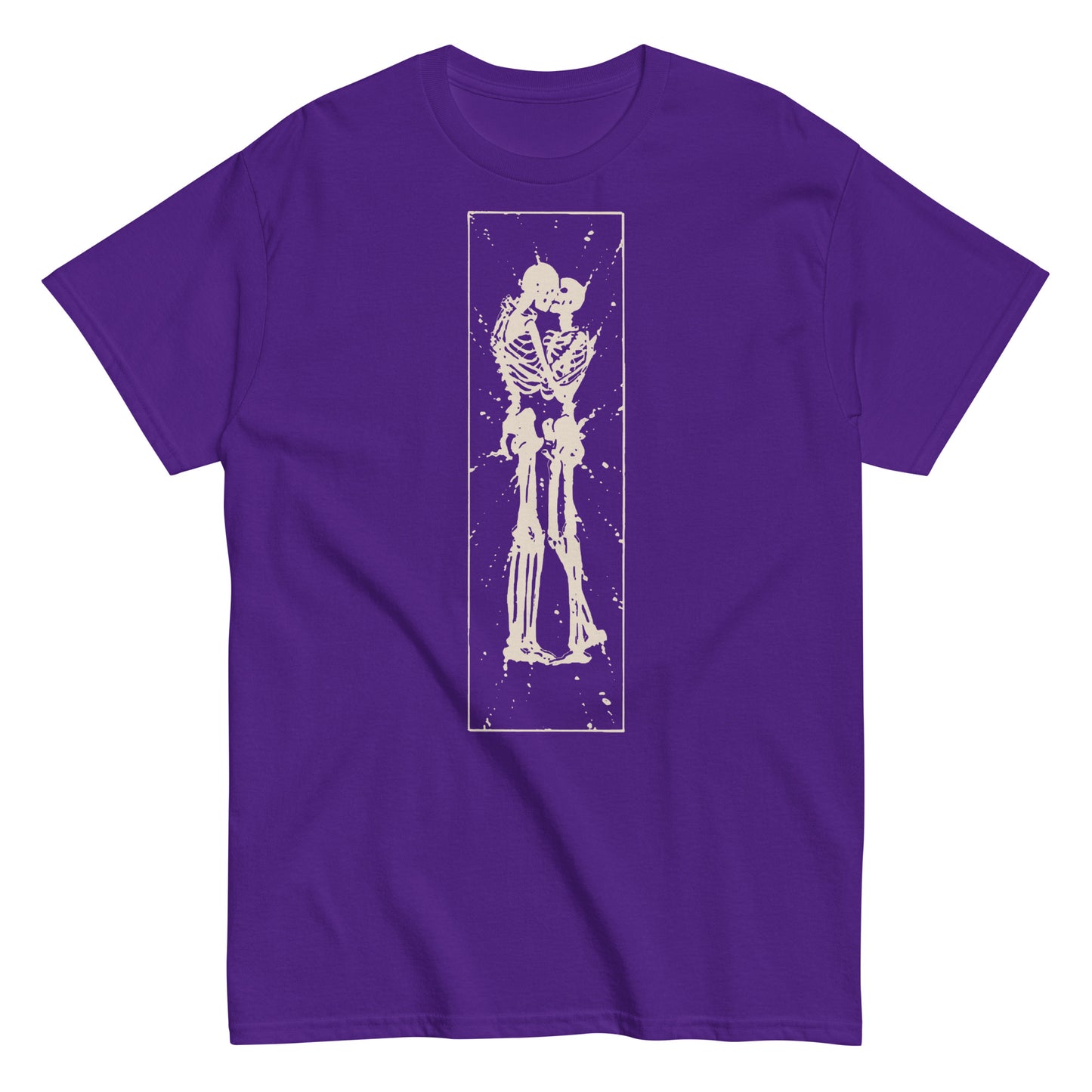 Watchmen-Inspired Skeletons Nuclear Kiss (Bone White) Classic Tee