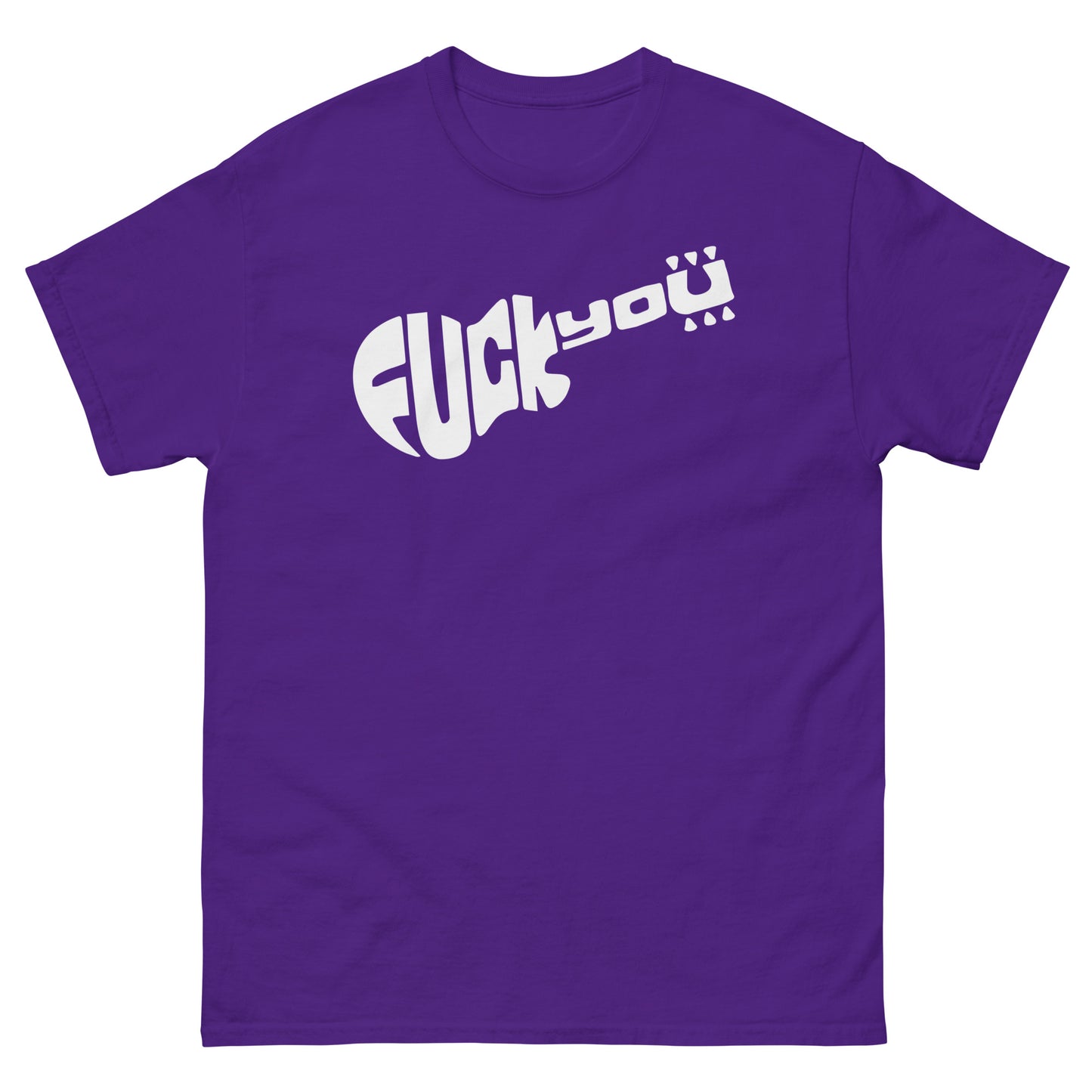 Fuck You Guitar Parody Tee As Worn by Slash | Monkees Logo Spoof Unisex Classic T-Shirt