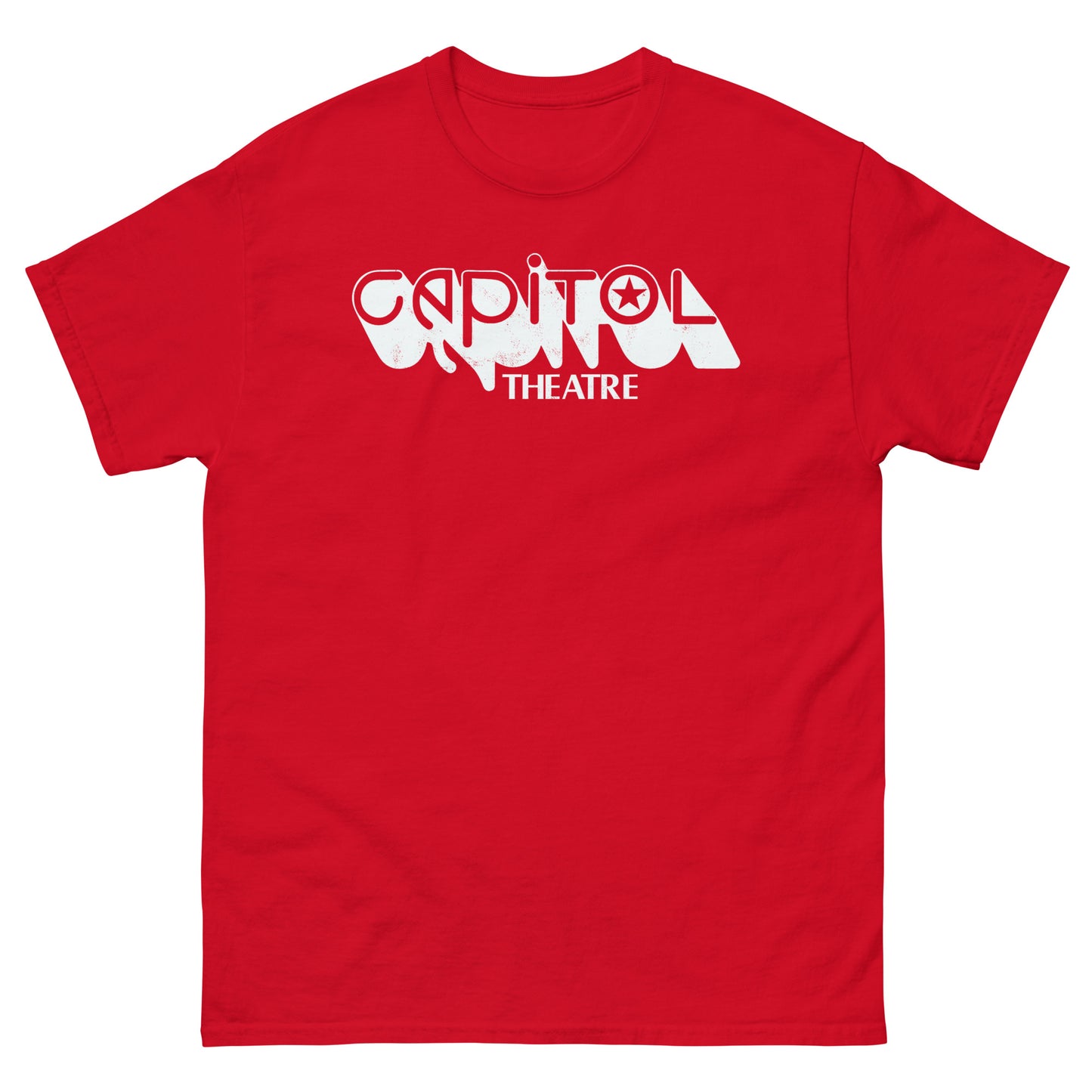 Capitol Theatre of Passaic, NJ (White) Venue | As Worn by Zac Efron Distressed Unisex Classic Tee