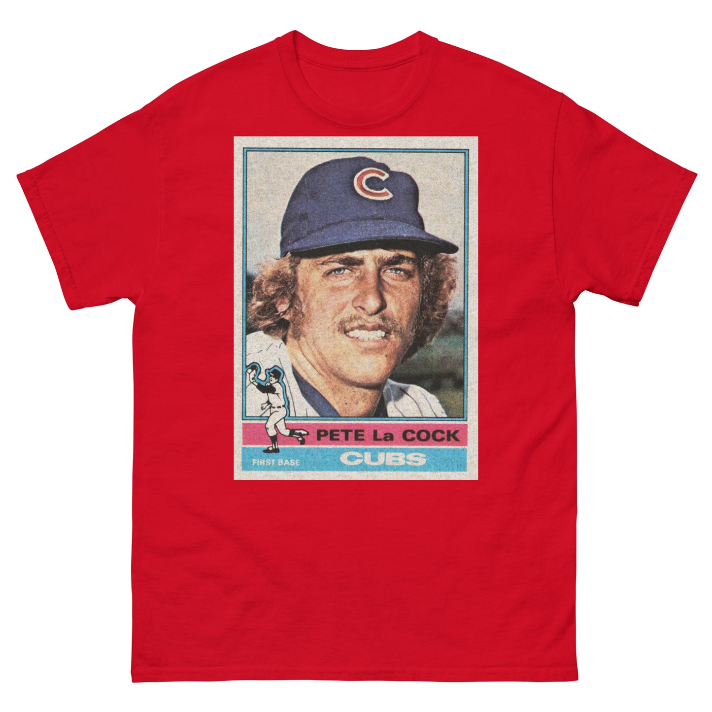 Pete La Cock 1970s Vintage Trading Card Unisex Classic Tee