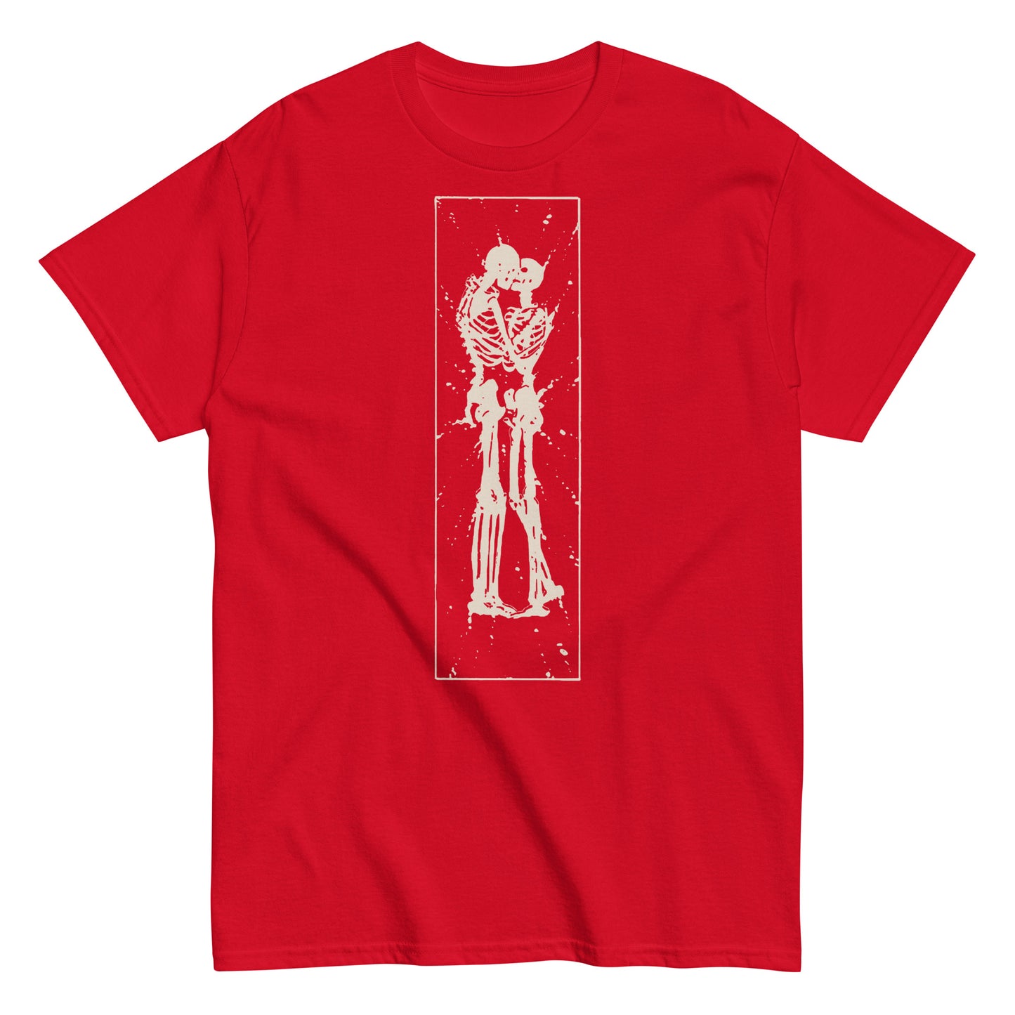 Watchmen-Inspired Skeletons Nuclear Kiss (Bone White) Classic Tee