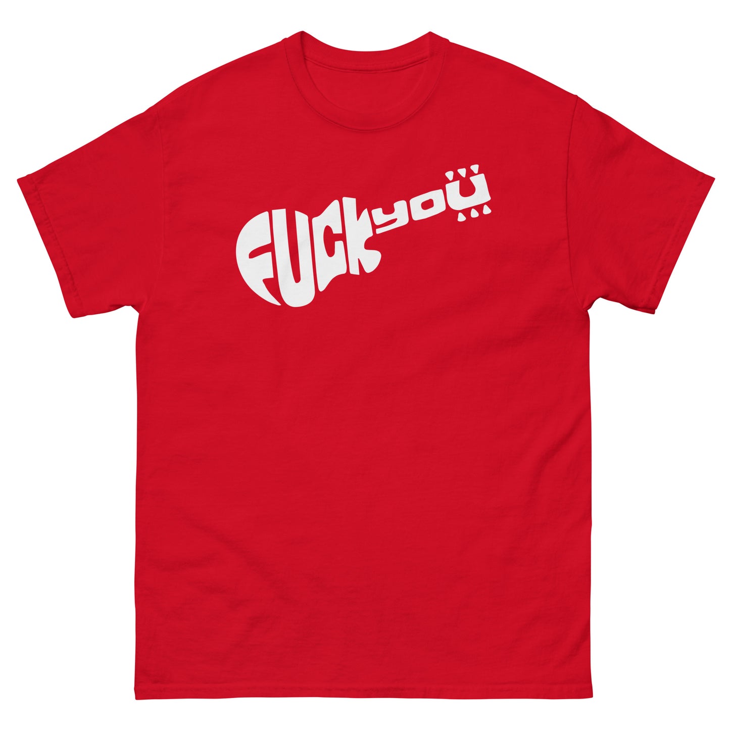 Fuck You Guitar Parody Tee As Worn by Slash | Monkees Logo Spoof Unisex Classic T-Shirt