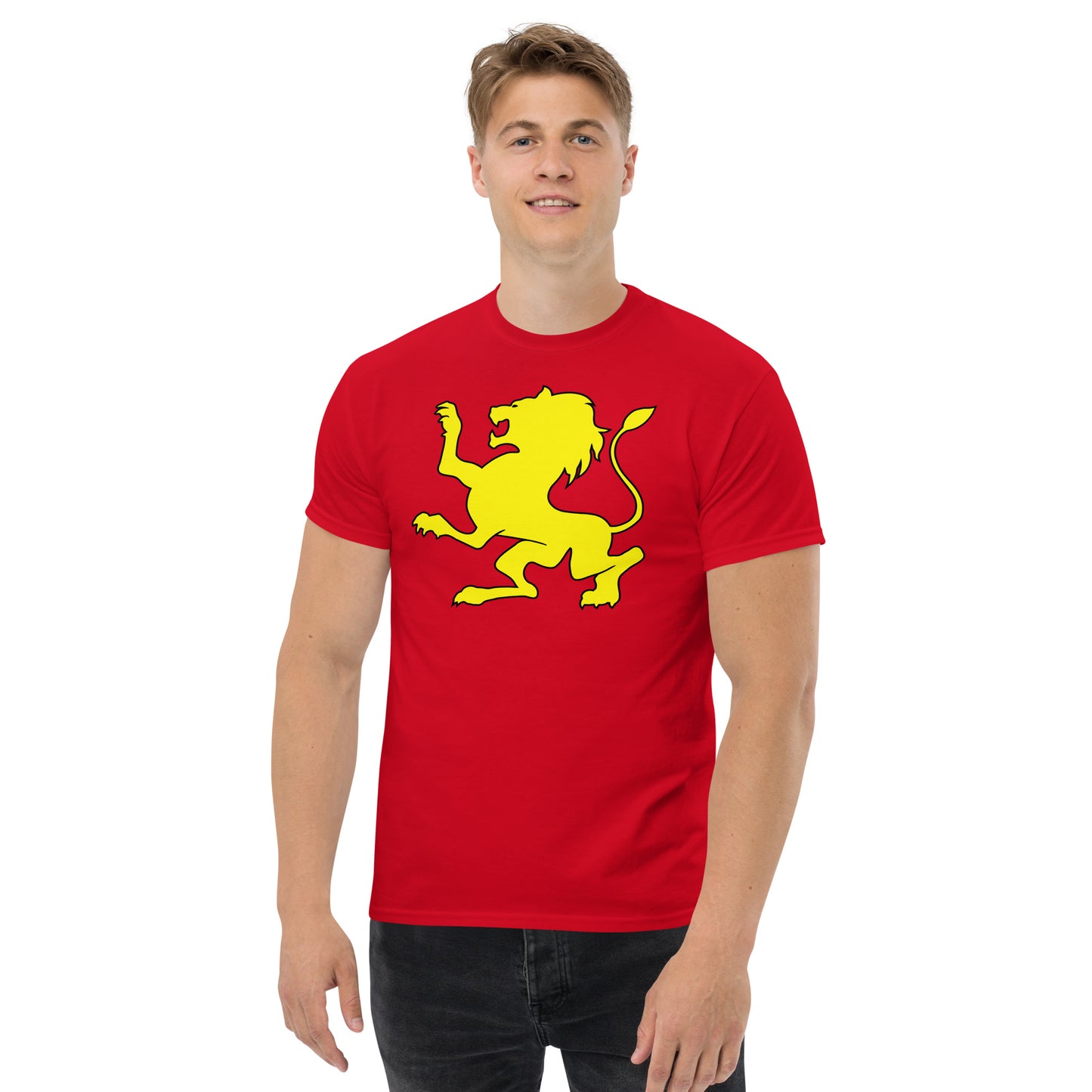 Superhero of Britain Rampant Lion Royal Arms Cosplay Unisex Classic Tee