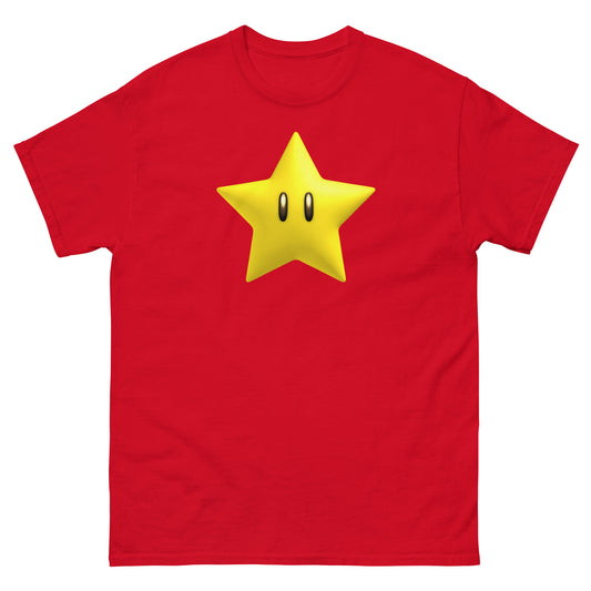 Video Game Yellow Power Star Unisex Classic Tee