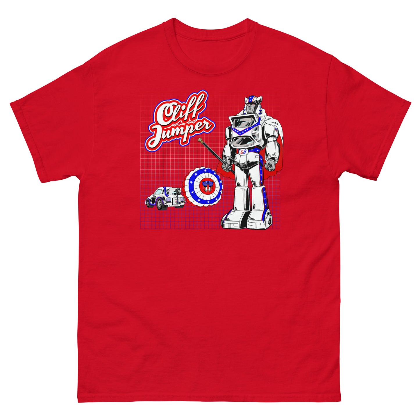 CLIFF JUMPER All-American Stunt Bot Unisex Classic Tee