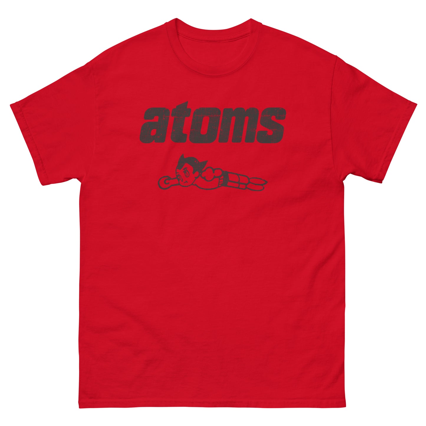 Sankei Atoms サンケイアトムズ Distressed Baseball Logo (Black) Classic Tee