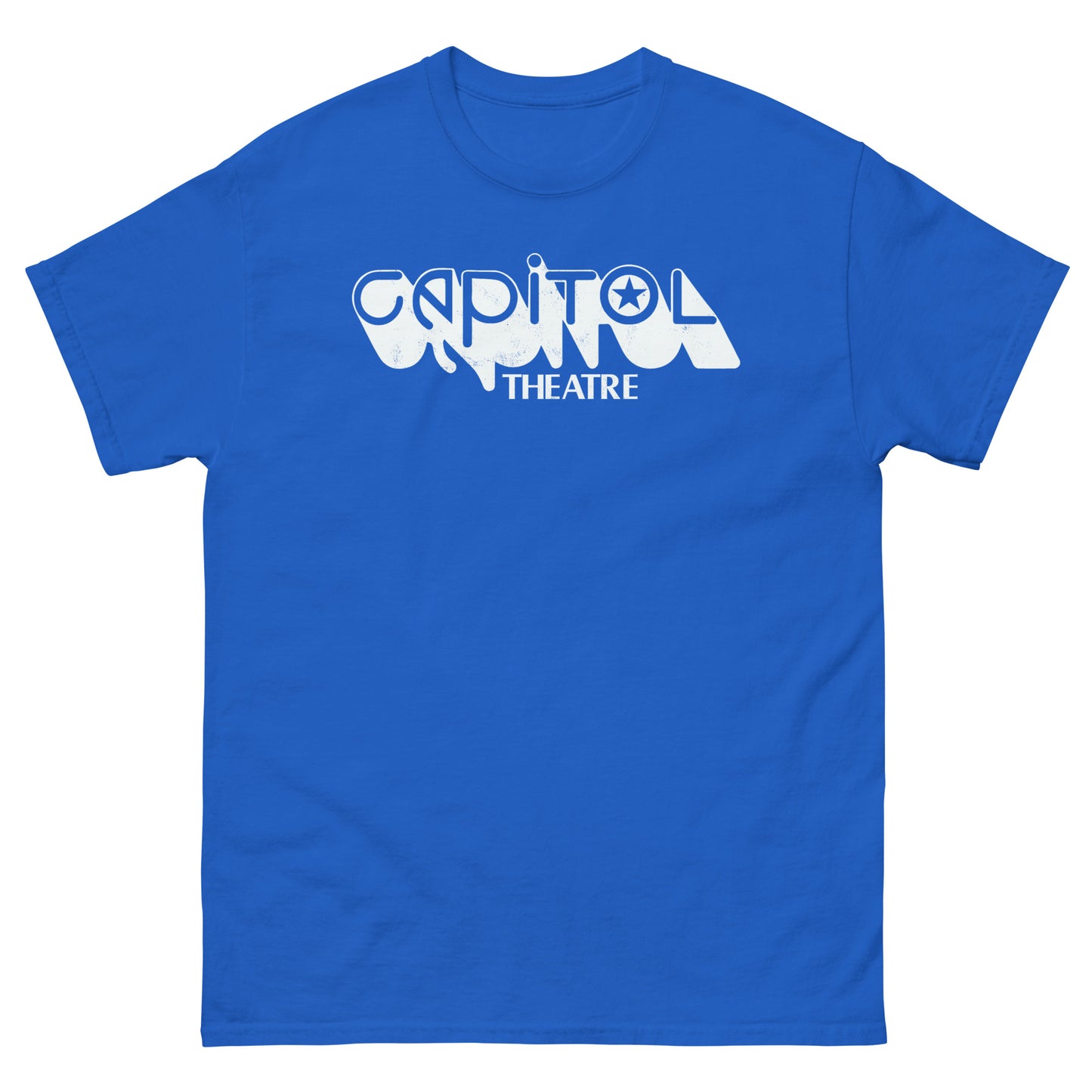 Capitol Theatre of Passaic, NJ (White) Venue | As Worn by Zac Efron Distressed Unisex Classic Tee