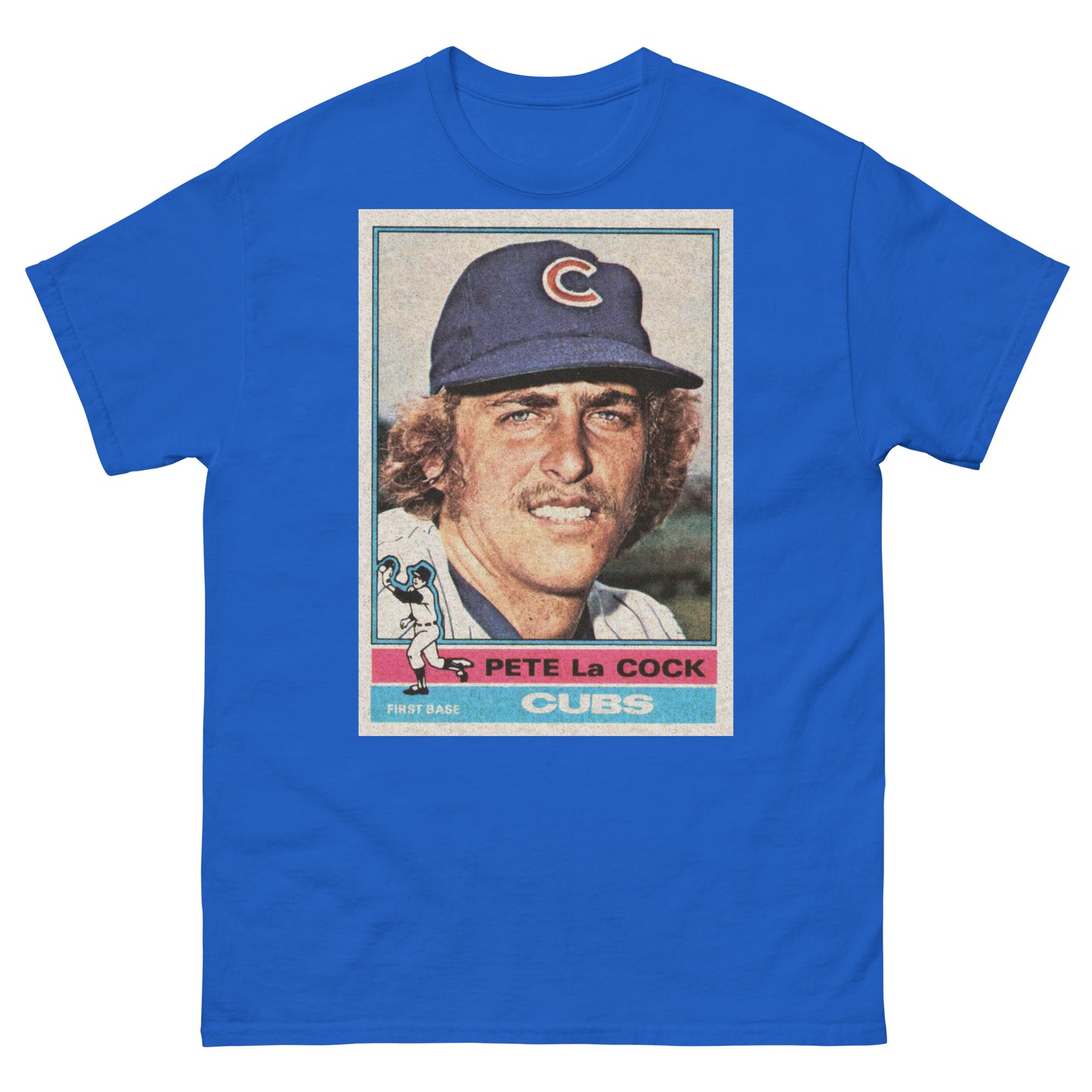 Pete La Cock 1970s Vintage Trading Card Unisex Classic Tee