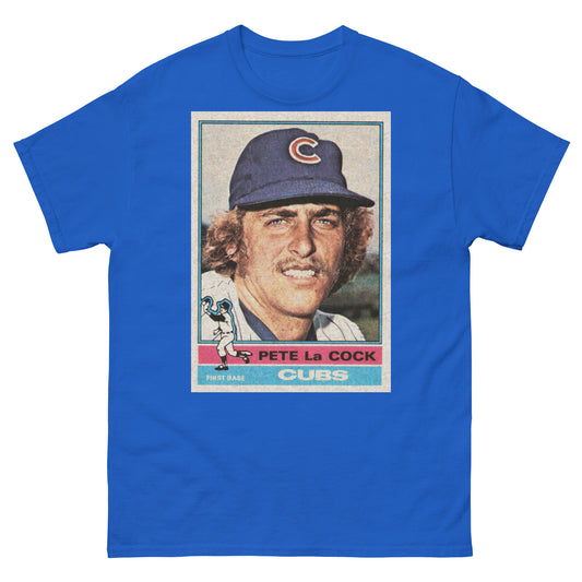 Pete La Cock 1970s Vintage Trading Card Unisex Classic Tee