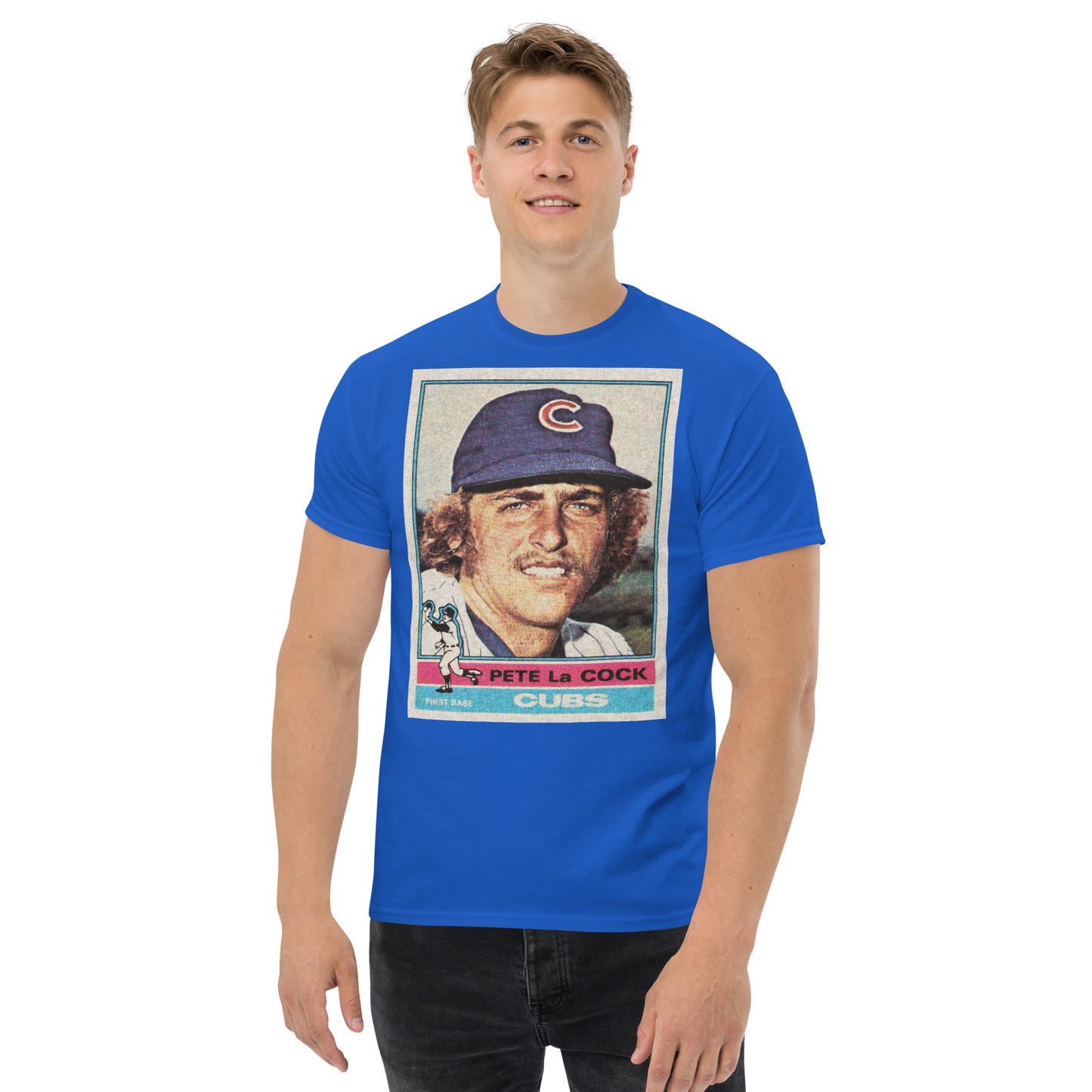 Pete La Cock 1970s Vintage Trading Card Unisex Classic Tee