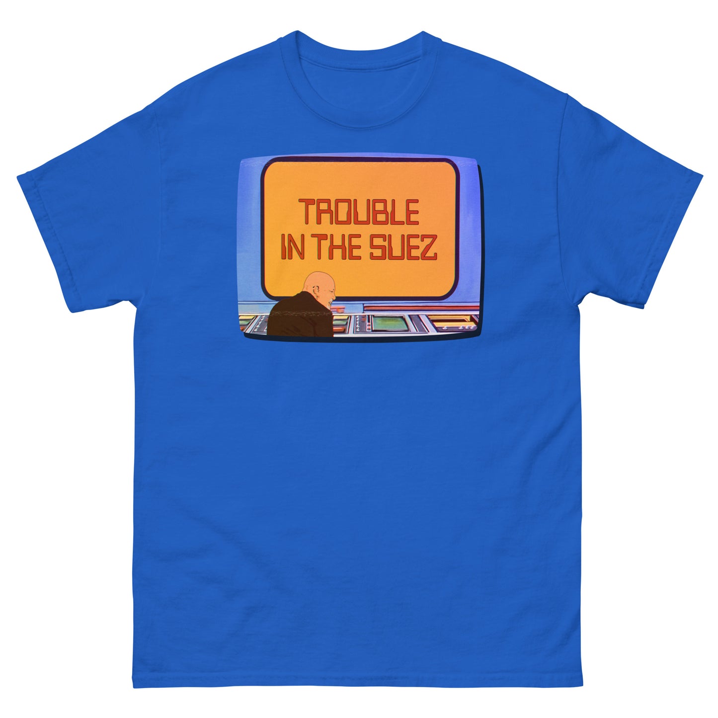 Trouble in the Suez Billy Joel Monitor Duty Parody Tee