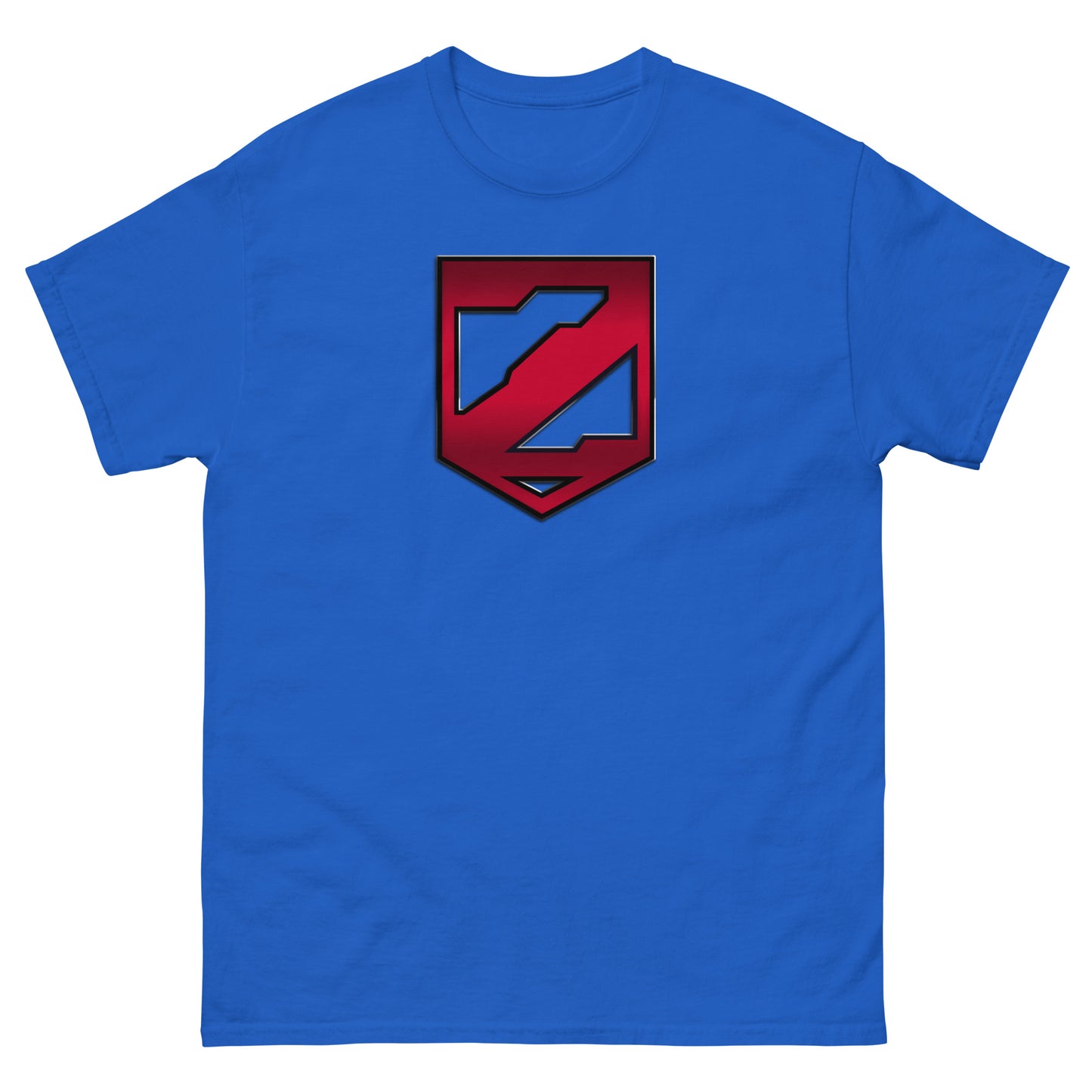 Super Villain Raised Metal Z Modern Rebirth Logo Comic Book Cosplay Classic Tee