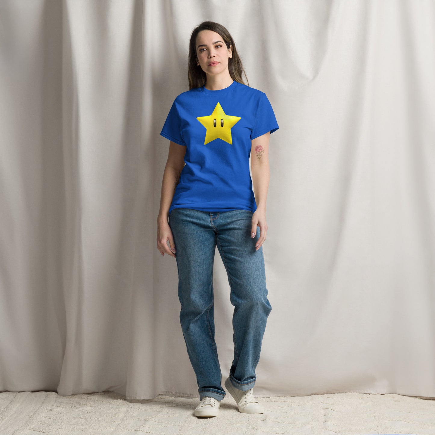 Video Game Yellow Power Star Unisex Classic Tee