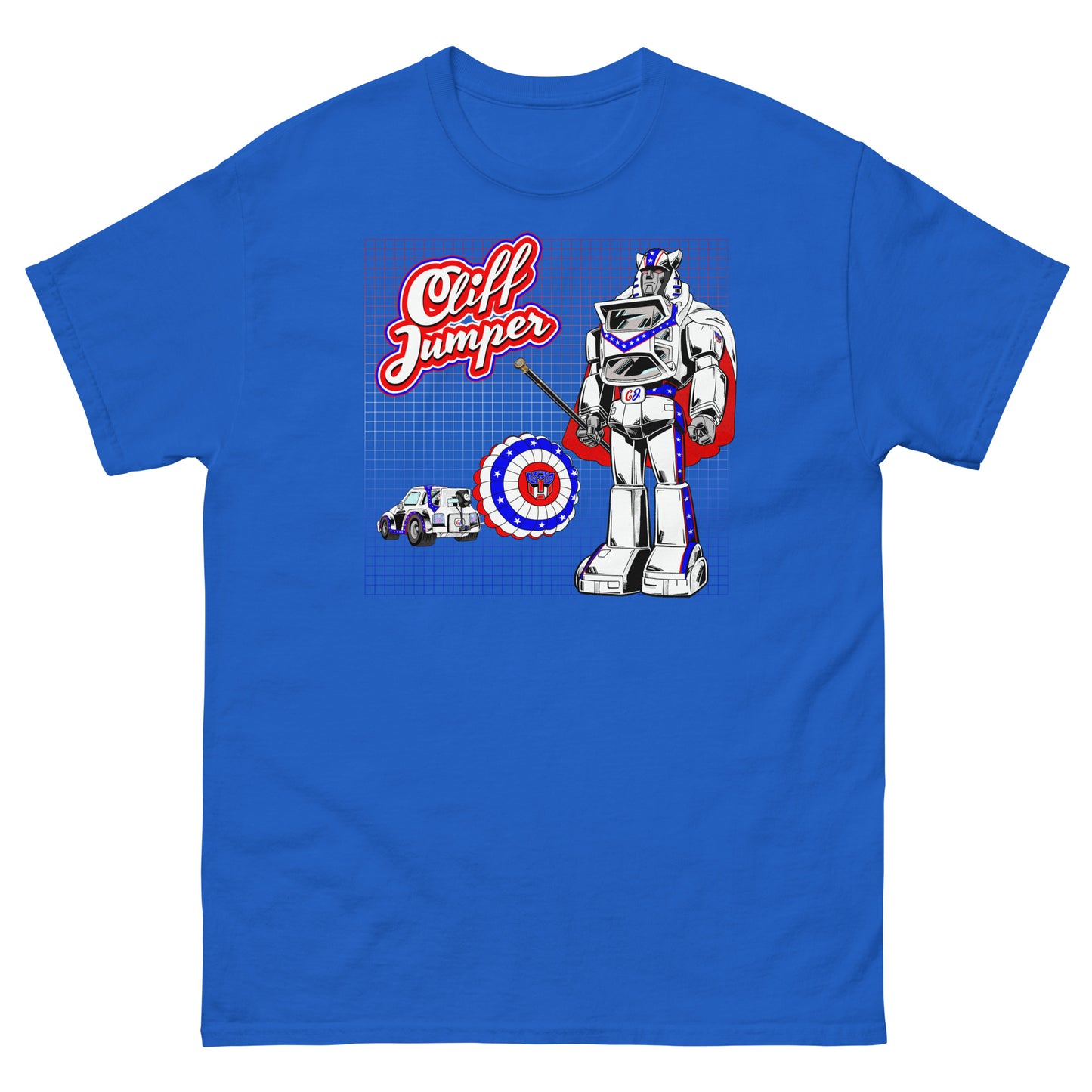 CLIFF JUMPER All-American Stunt Bot Unisex Classic Tee