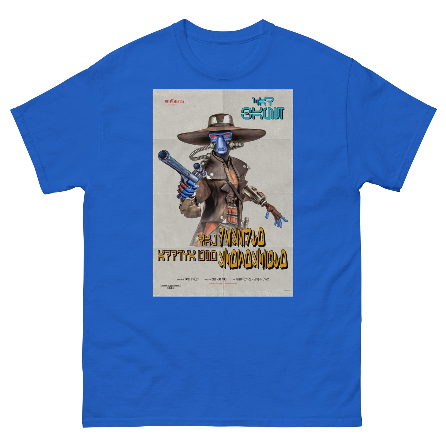 From the Desert Comes a Stranger Space Opera Spaghetti Western Vintage Movie Poster Unisex Classic Tee