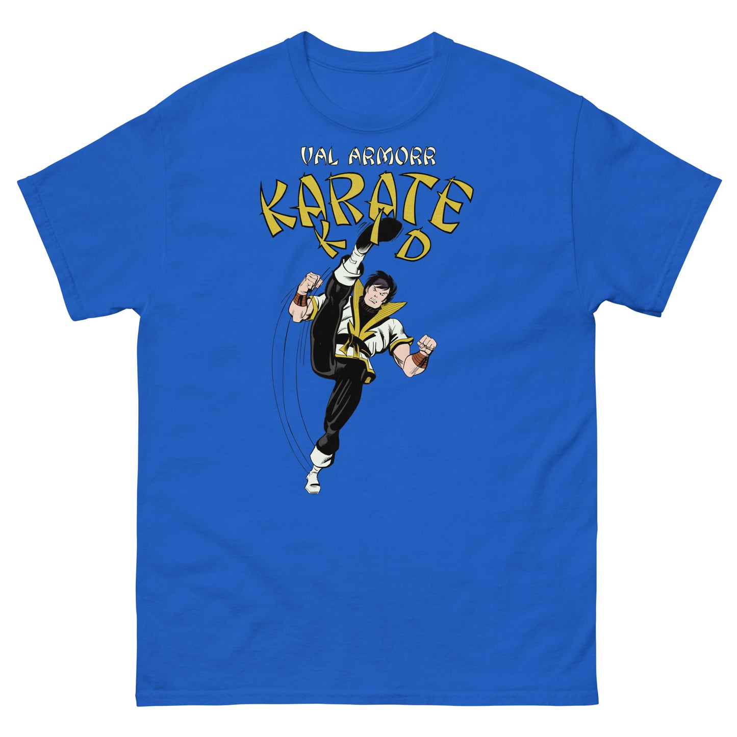 Val Armorr Retro Comic Book Martial Arts Hero Unisex Classic Tee