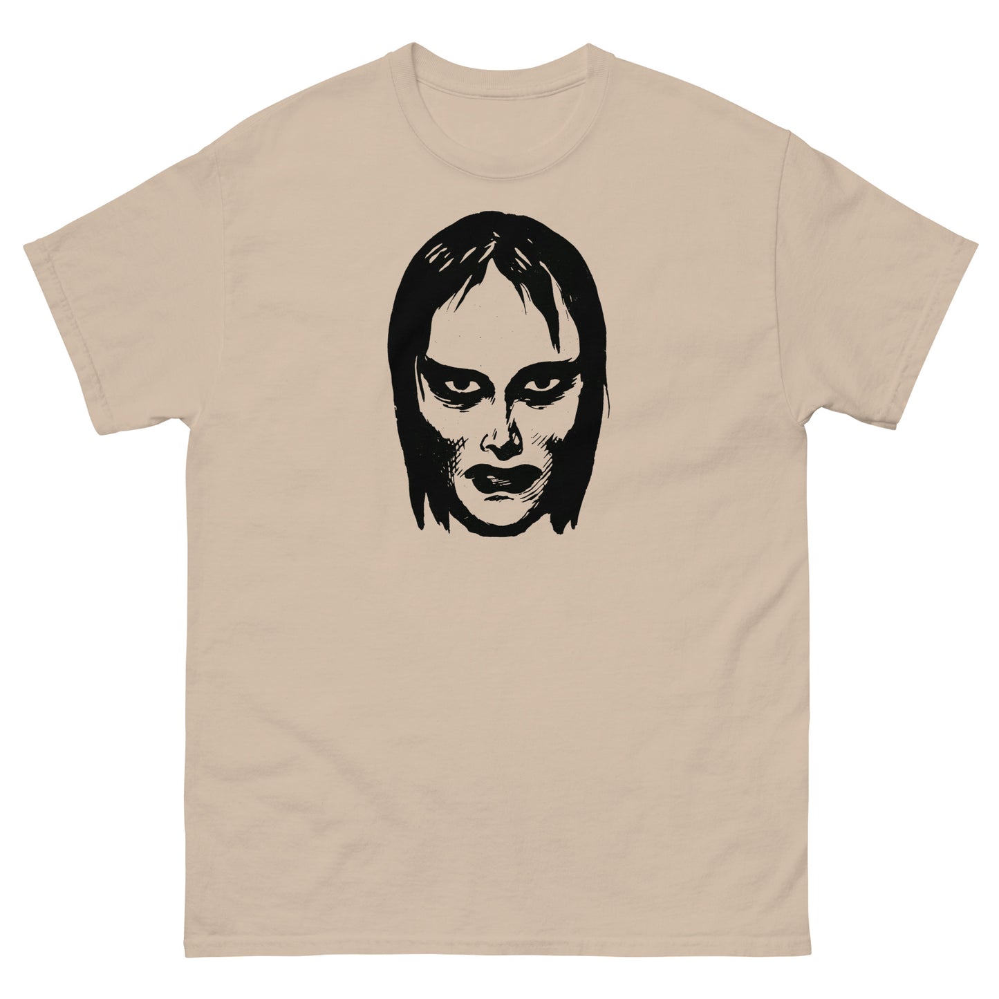 Vampire Girl Mask | Vintage Comic Book Ad Horror Halloween Unisex Classic Tee