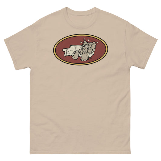 Brooklyn Dust Music Elephant Color Logo (Prairie Sand) Unisex Classic Tee
