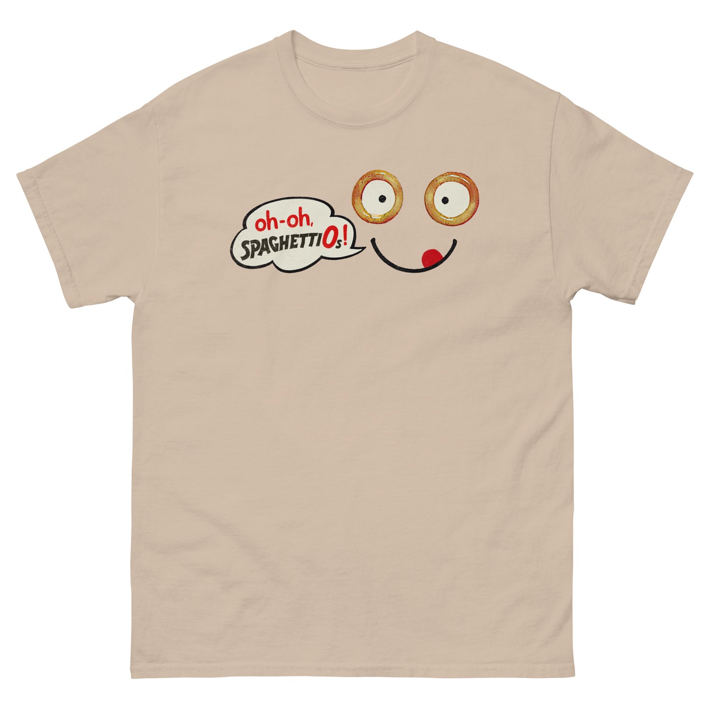 Uh-Oh Spaghetti Face Distressed Classic T-Shirt