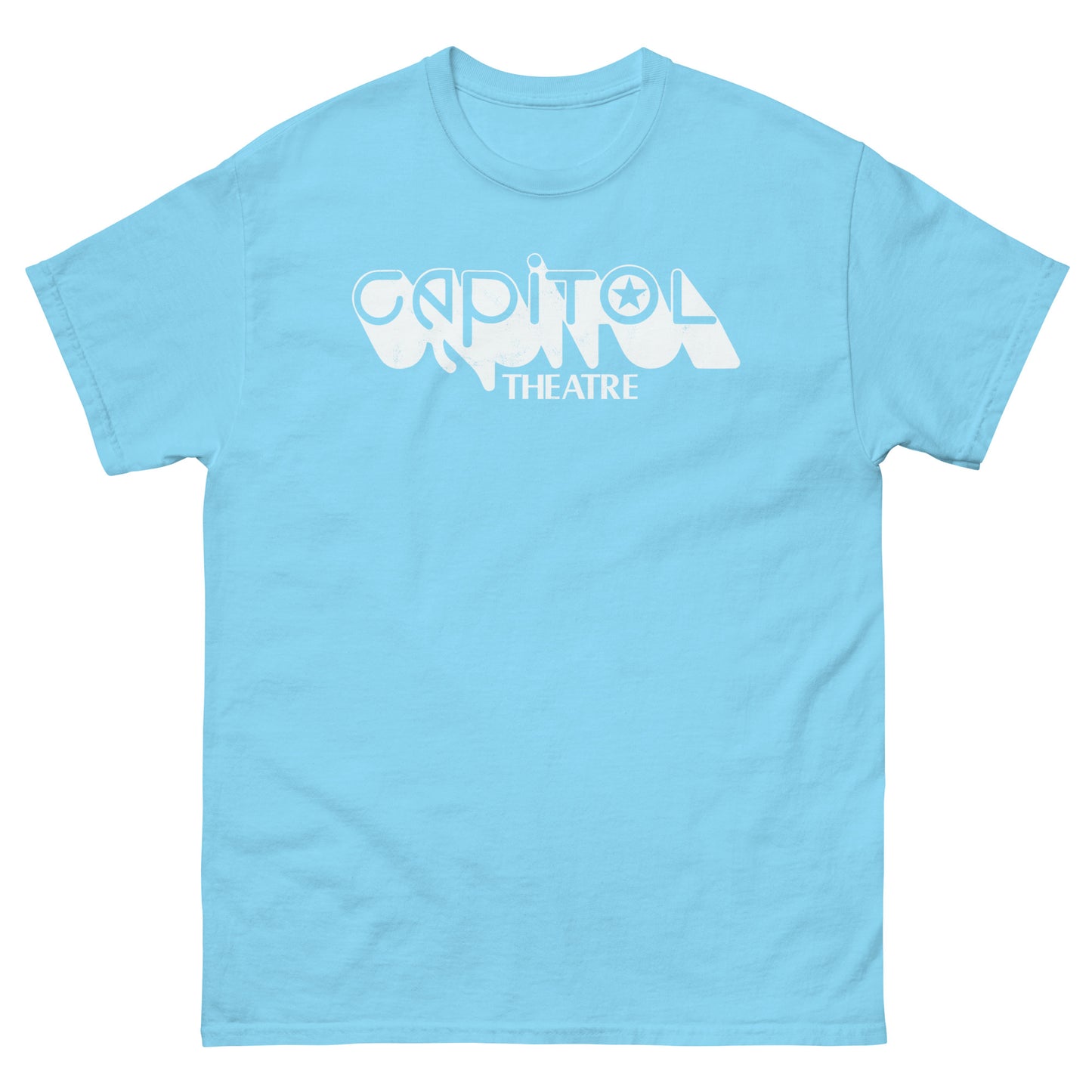 Capitol Theatre of Passaic, NJ (White) Venue | As Worn by Zac Efron Distressed Unisex Classic Tee