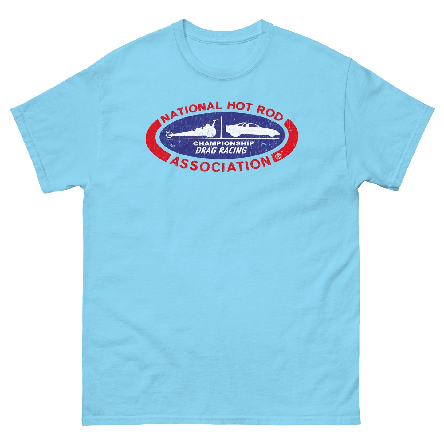 Hot Rod Drag Racing Classic Distressed Unisex Classic Tee