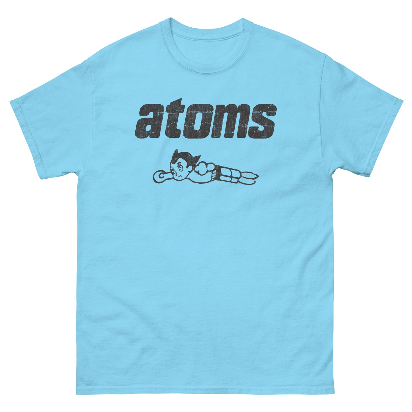 Sankei Atoms サンケイアトムズ Distressed Baseball Logo (Black) Classic Tee