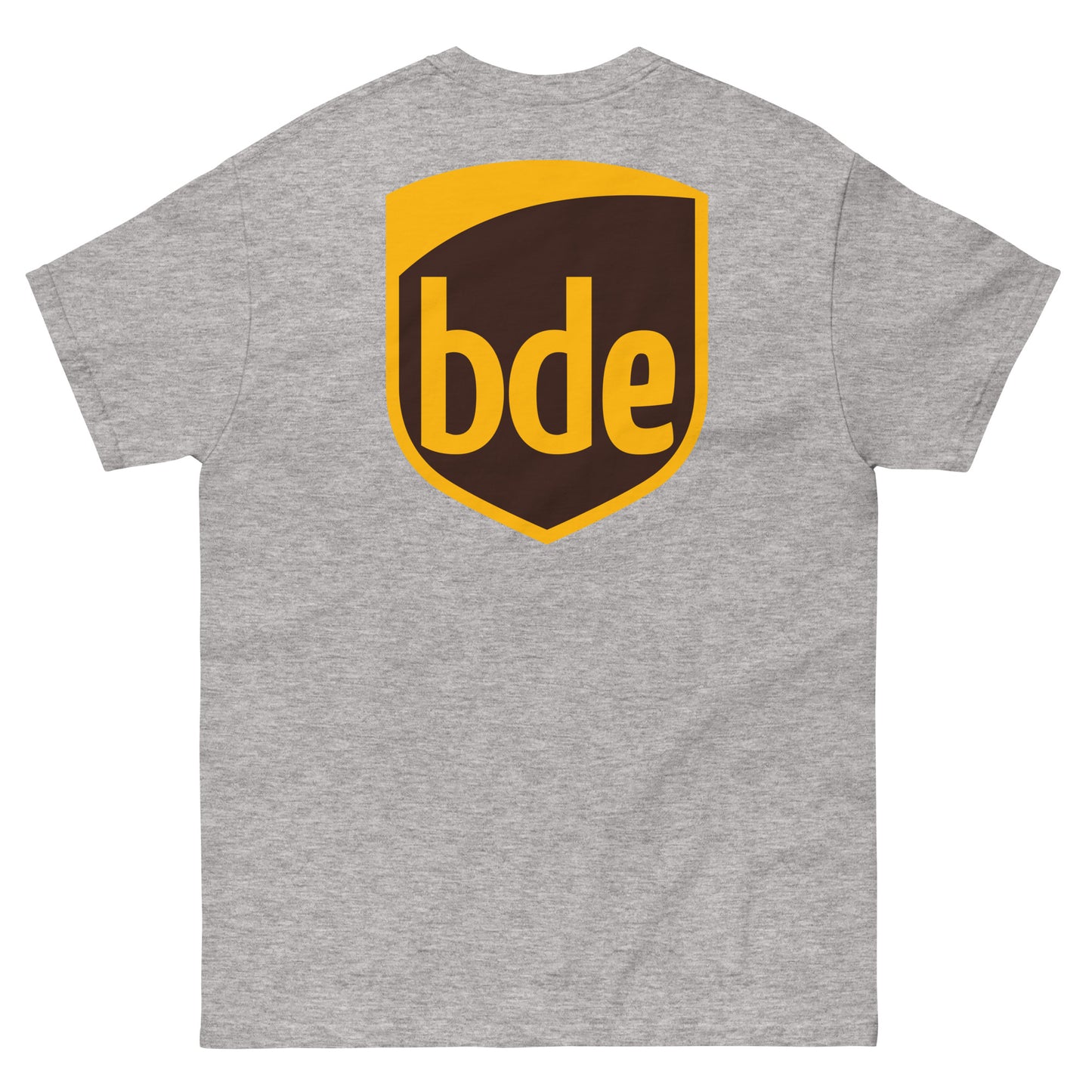 BDE Big Dick Energy Delivery Driver (Front & Back Print) Unisex Classic T-Shirt
