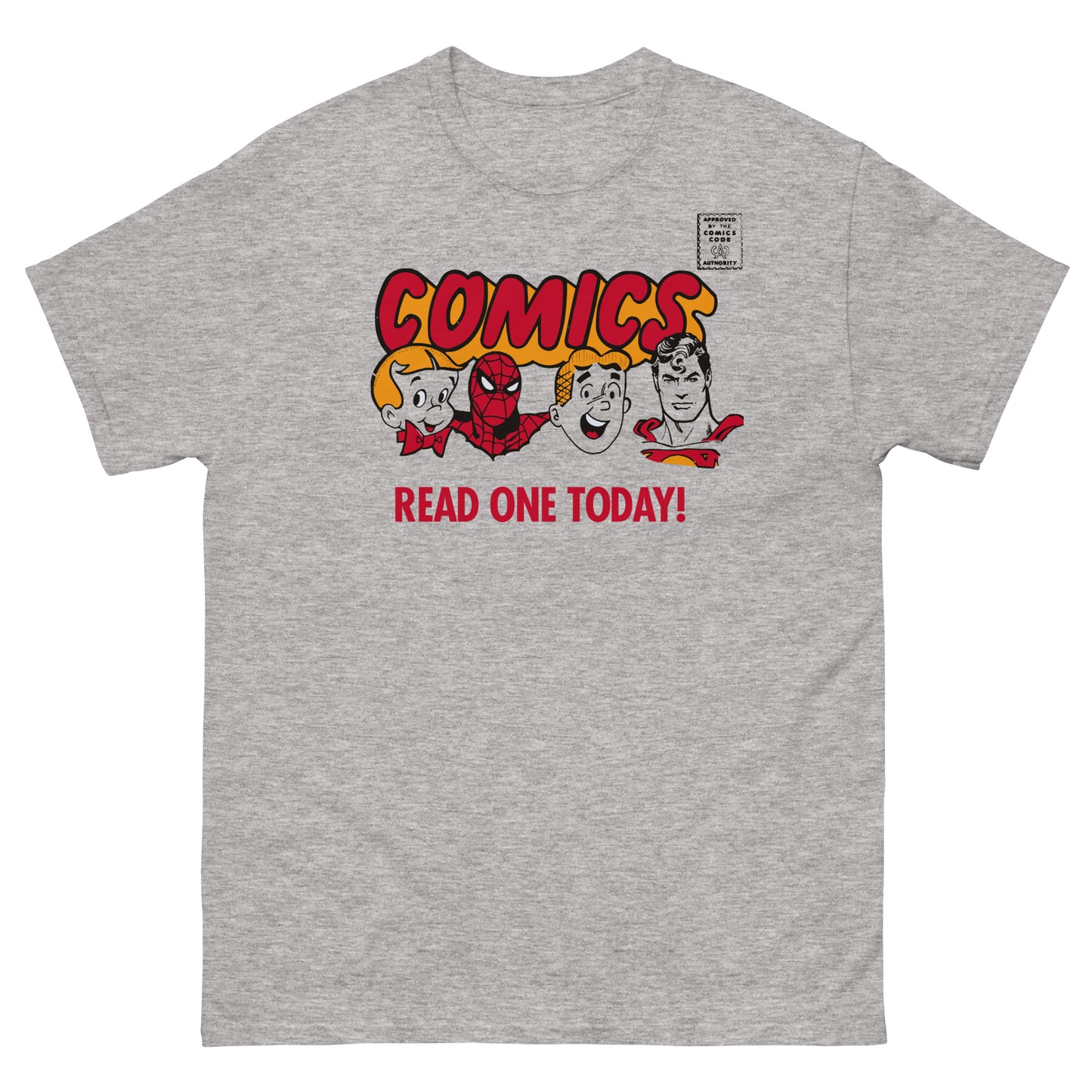 Comics Read One Today! (Original Characters ) Vintage Spinner Rack Topper Unisex Classic T-Shirt