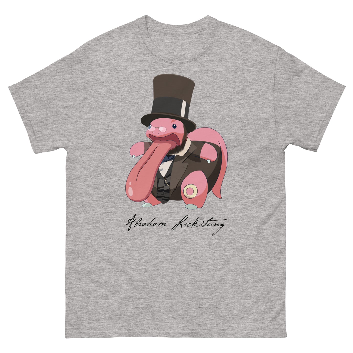 Aberoinga Lincoln Historical Anime Mash-Up Parody Tee