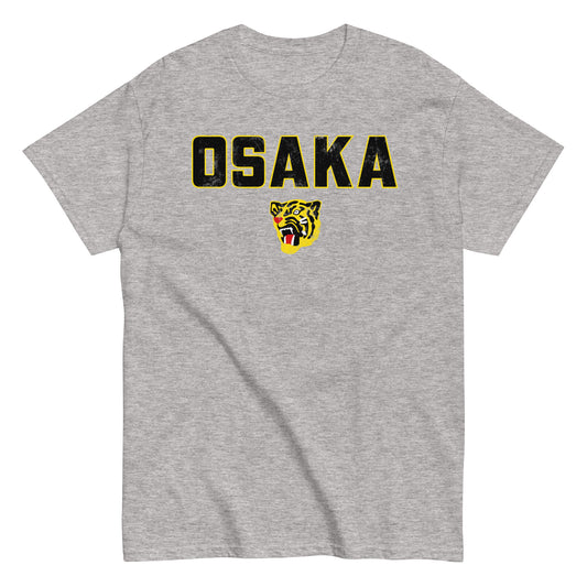 Osaka Tigers (Black) Vintage Japanese Baseball Distressed Unisex Classic Tee