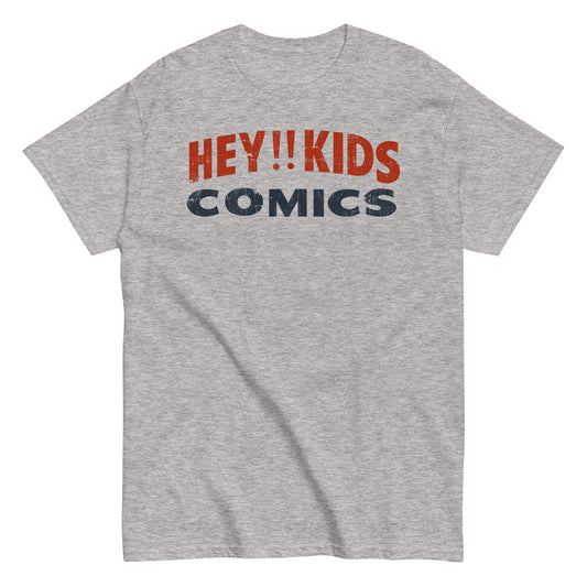 HEY !! KIDS COMICS Vintage Spinner Rack Topper Distressed Unisex Classic T-Shirt