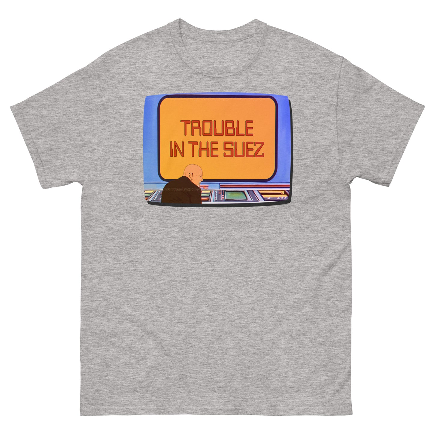 Trouble in the Suez Billy Joel Monitor Duty Parody Tee