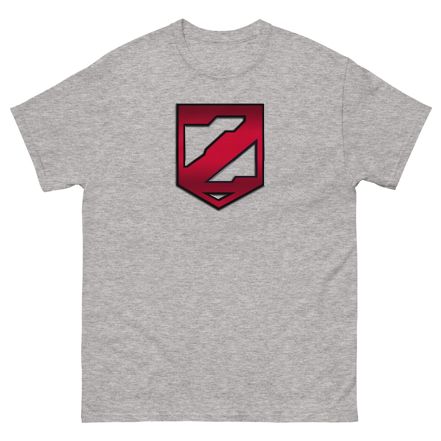 Super Villain Raised Metal Z Modern Rebirth Logo Comic Book Cosplay Classic Tee